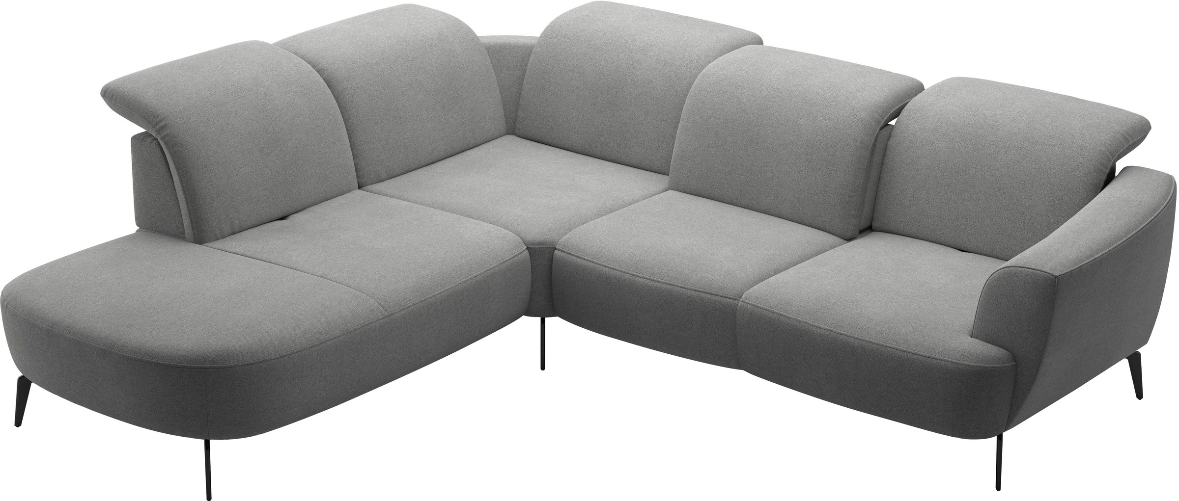 sit&more Ecksofa »Zoe«, ink.Sitztiefenverstellung, wahlweise mit Kopfteilverstellung