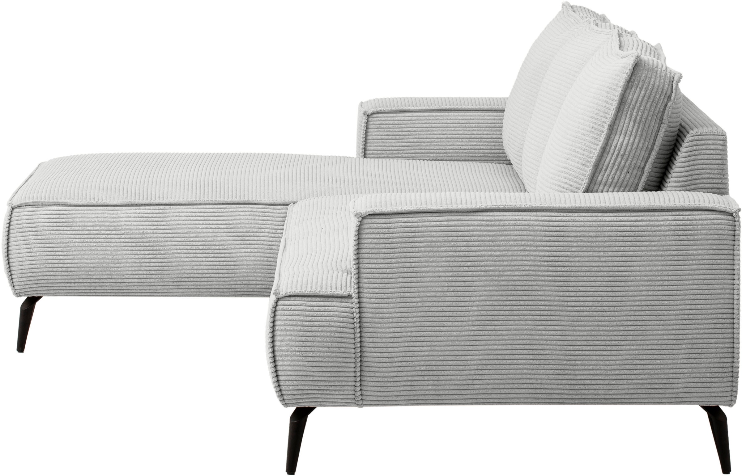 andas Sitzgruppe »TVINNU, Polsterecke L-Form, Schlaffunktion, mit Hocker«, (Set, 2 tlg.), stellbar zum Schlafsofa (Krokodilverbinder)
