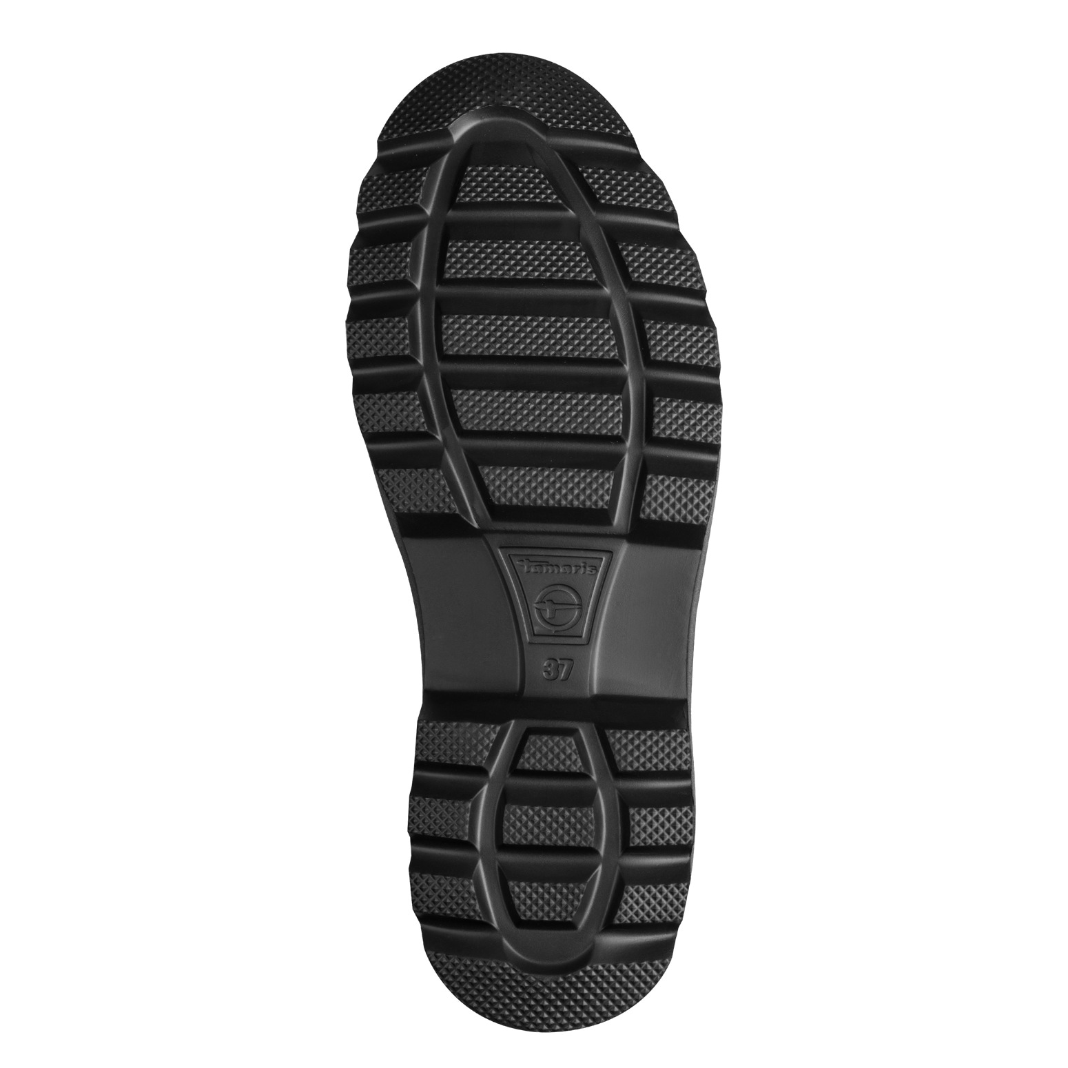 Tamaris Gummistiefel  , Blockabsatz, Boots mit Textileinsatz am Schaftrand