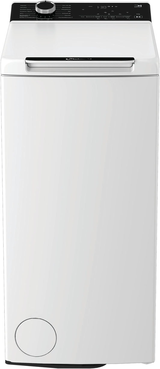 BAUKNECHT Waschmaschine Toplader »TBK Super Eco 6A BW« 6 kg 1200 U/min HomeWhiz – smarte Vernetzung für mehr Komfort