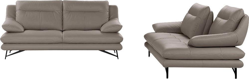 CALIA ITALIA 2-Sitzer »Cezanne, italienisches Design trifft erstklassigen Sitzkomfort, Leder«, Edles Designsofa in besonders langlebigen & pflegeleichten Lederarten