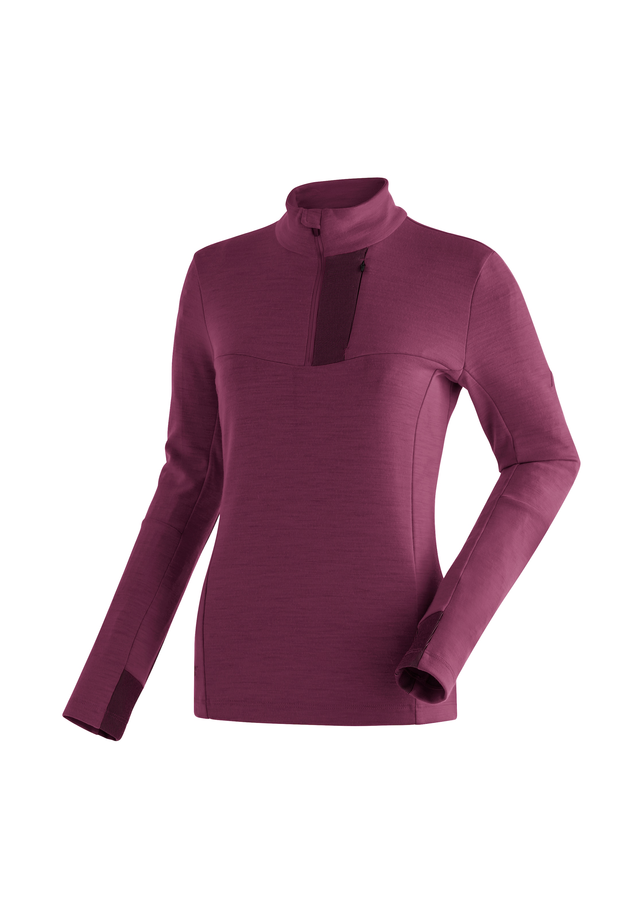 Funktionsshirt „Skutvik HZ W“, funktionaler Midlayer für Damen, hohe Atmungsaktivität, Gr. 48, magenta