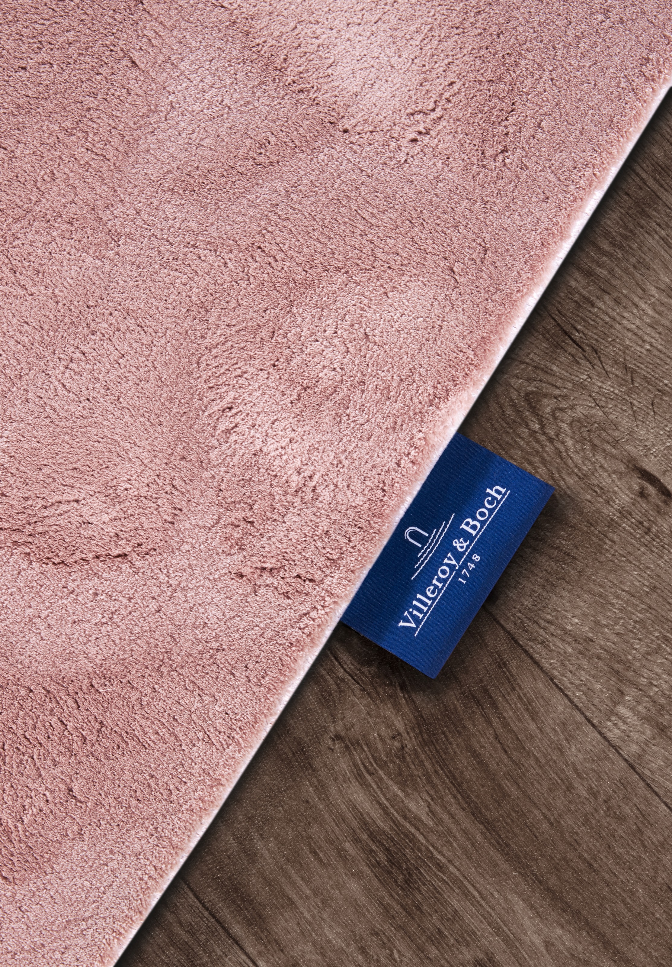 Villeroy & Boch Teppich »Leon«, rechteckig, 15 mm Höhe, Langflor, Shaggy, uni, flauschig weich, glänzend, Kaninchenfell Haptik