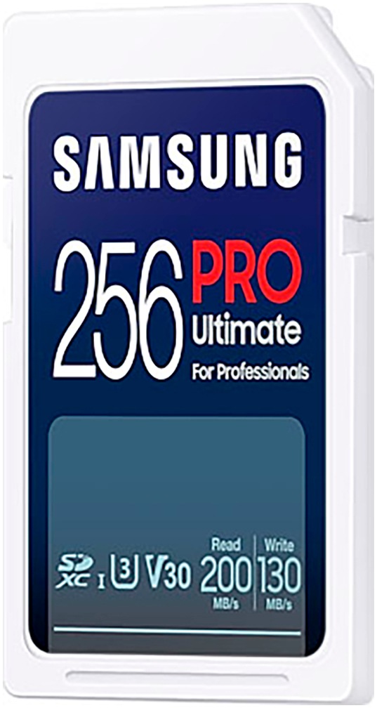 Samsung Speicherkarte »SD PRO Ultimate + USB Adapter«, (Video Speed Class 30 (V30)/UHS Speed Class 3 (U3) 200 MB/s Lesegeschwindigkeit)