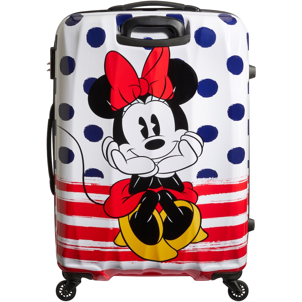 American Tourister® Hartschalen-Trolley »Disney Legends, Minnie Blue Dots, 75 cm«, 4 Rollen