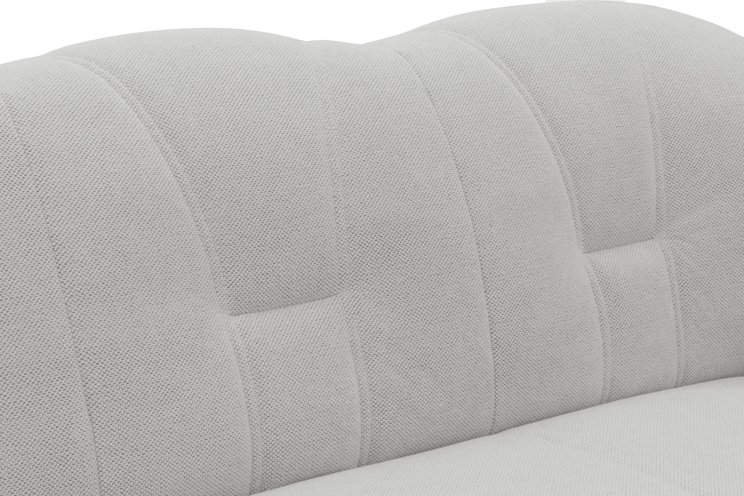 DOMO collection Wohnlandschaft »Flores auch in Leder-Bezug, B/T/H: 293/180/86 cm, U-Form«, (3 St.), wahlweise mit Bettfunktion, wahlweise mit Federkern