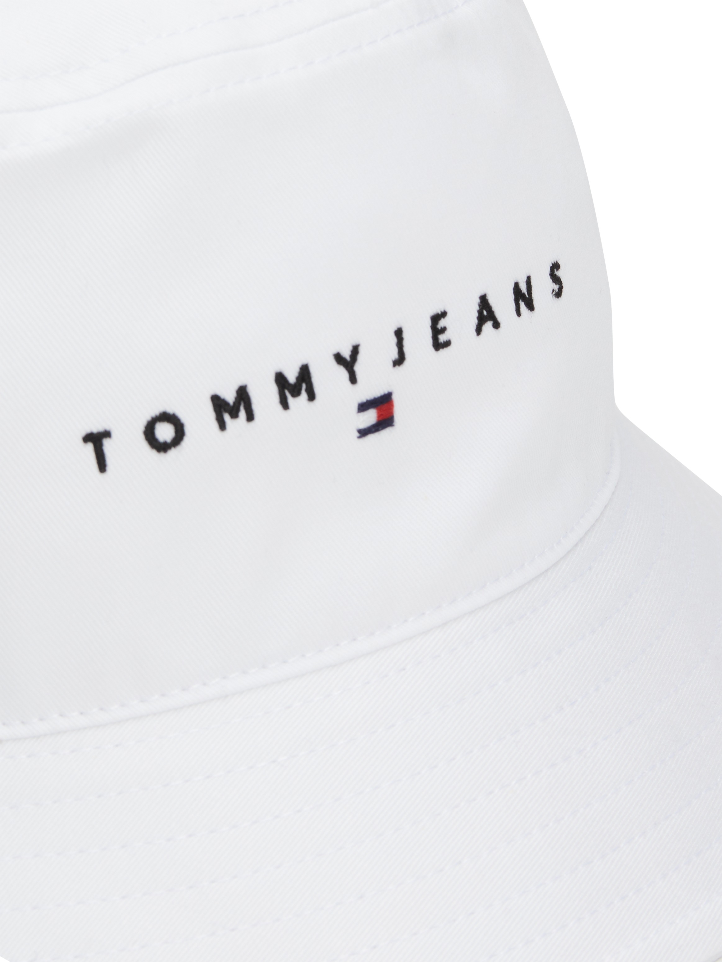 Tommy Jeans Fischerhut »TJM LINEAR LOGO BUCKET HAT«, mit gesticktem Logoschriftzug