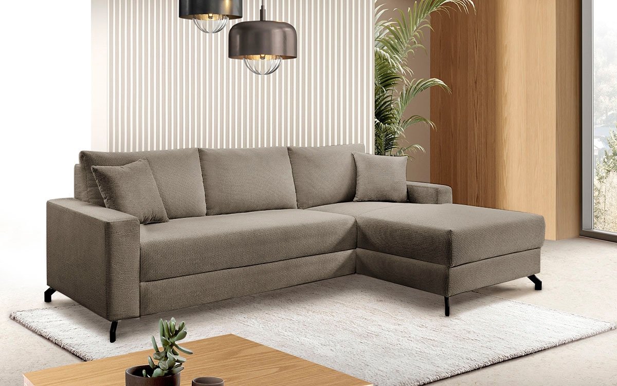 exxpo - sofa fashion Ecksofa »Quattro schlicht & zeitlos, bequem, L-Form, B günstig online kaufen