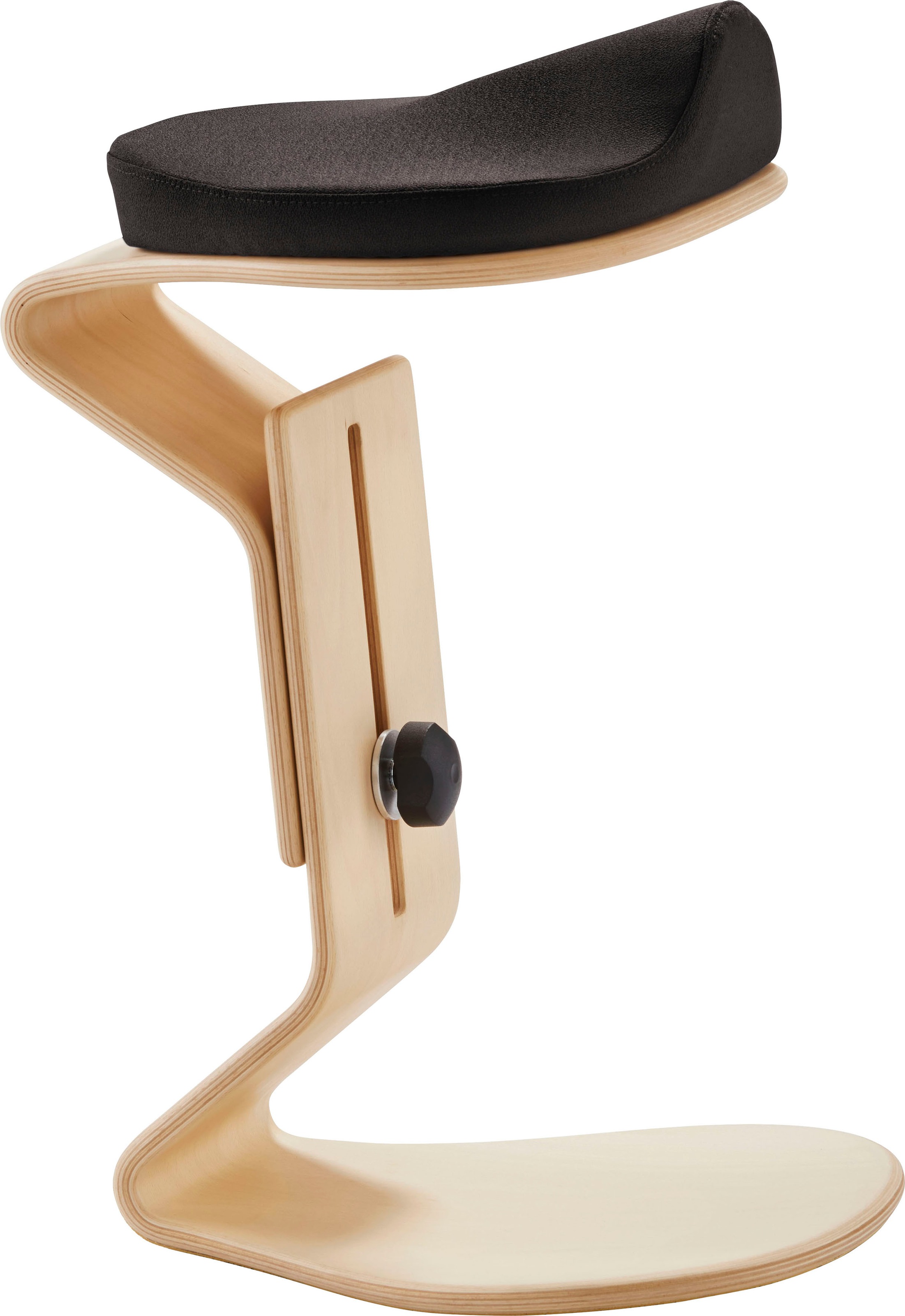 MAYER SITZMÖBEL Sitzhocker »1189« 1 Stk. tlg. NEST NATURE Hocker ready mit 3D-/Komfortsitz 1189 Schwarz