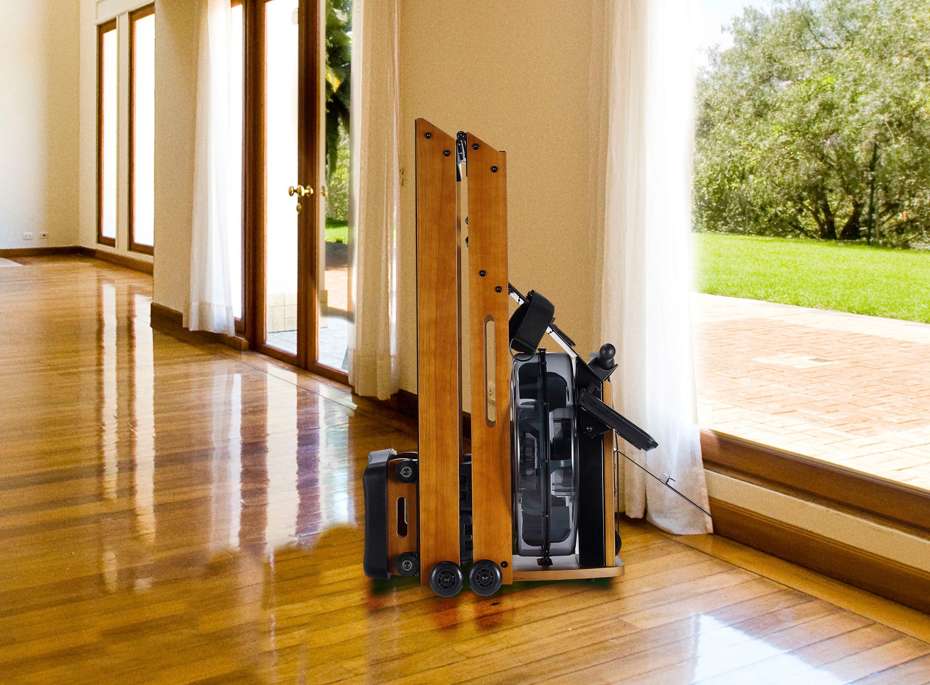 body coach Ruderzugmaschine »Wood Rower Compact«, Rudermaschine