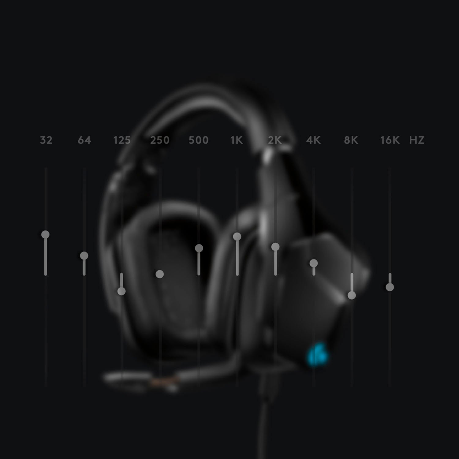 Logitech Gaming-Headset »G635«, Rauschunterdrückung