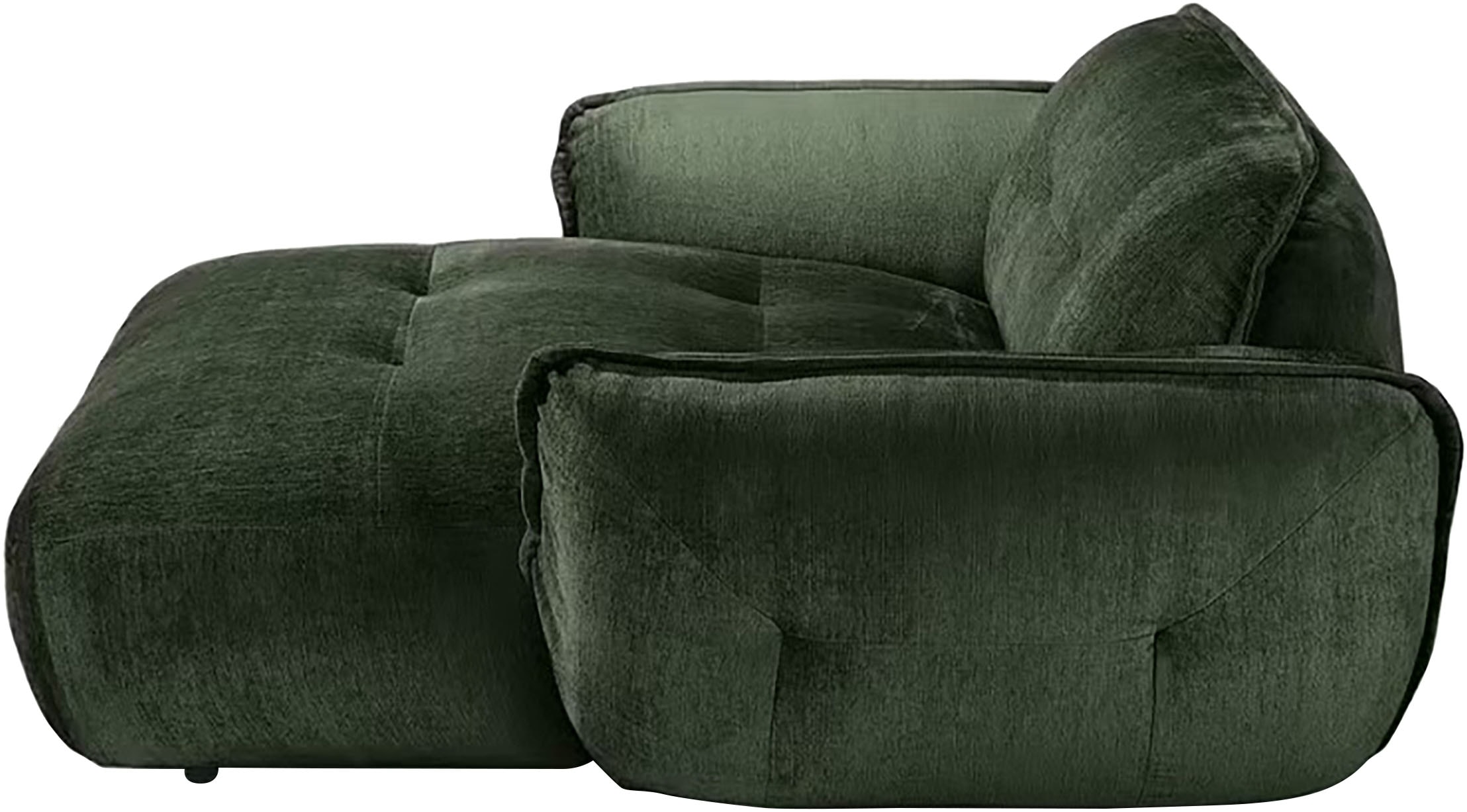 BETYPE Chaiselongue »Be Fluffy«, Softes Sitzgefühl, moderne Kedernaht, hochwertiger Bezug