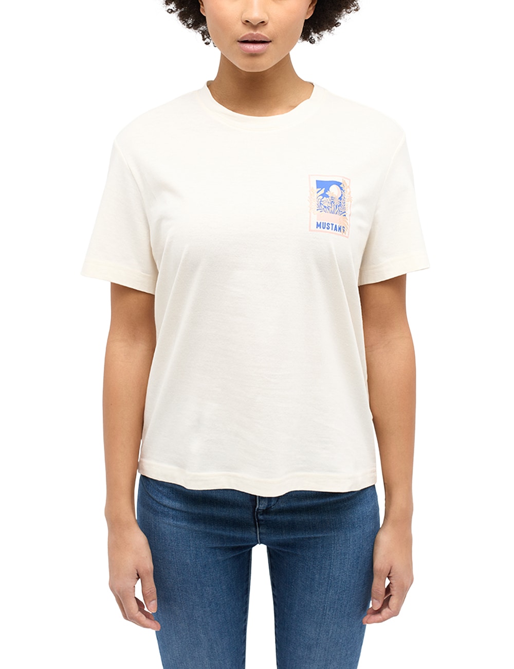 MUSTANG Kurzarmshirt »T-Shirt« online bei
