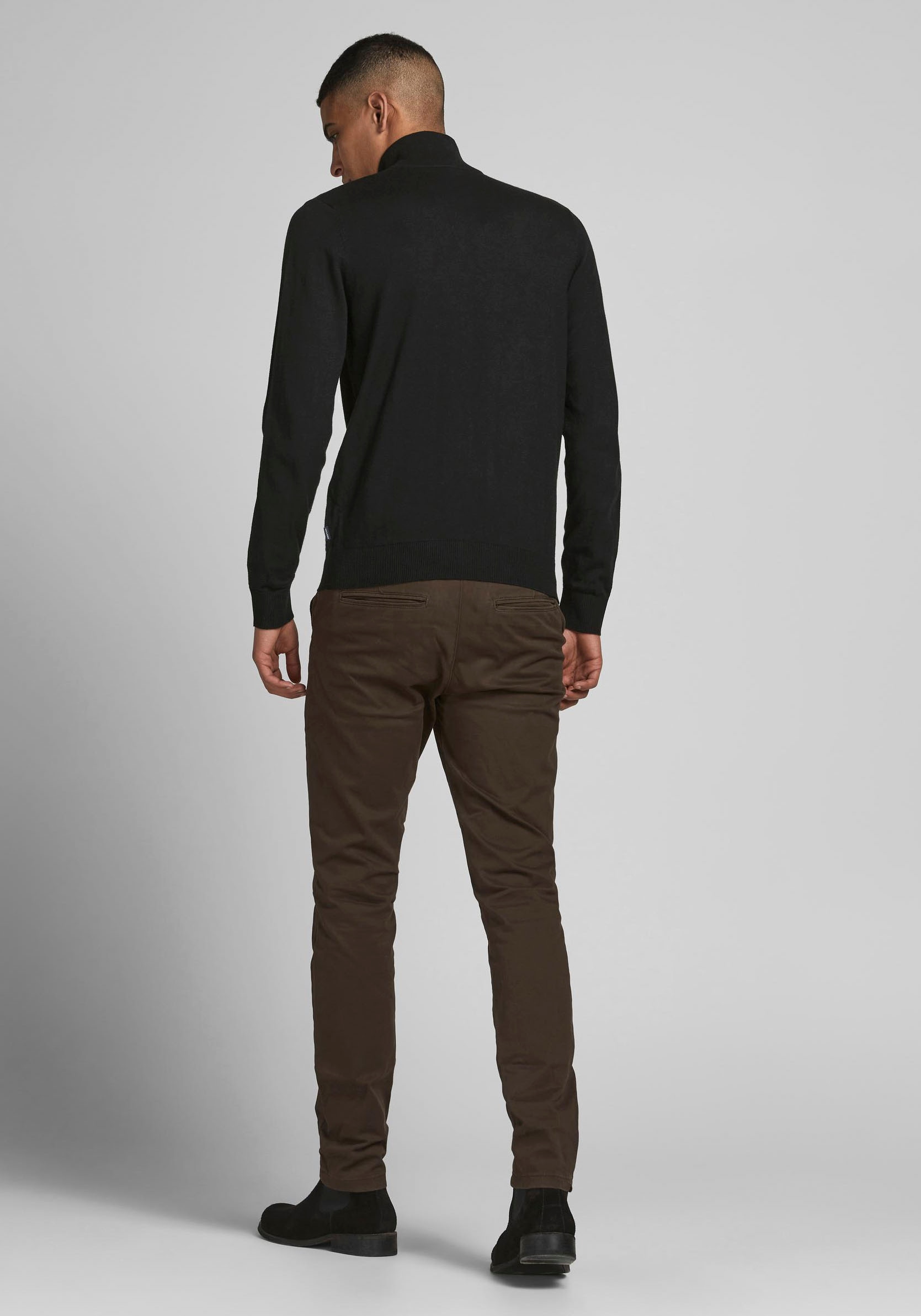 Jack & Jones Rundhalspullover »EMIL KNIT HALF ZIP«