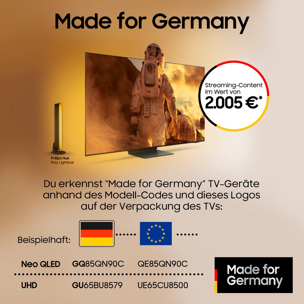 Samsung LED-Fernseher, 163 cm/65 Zoll, 8K, Smart-TV