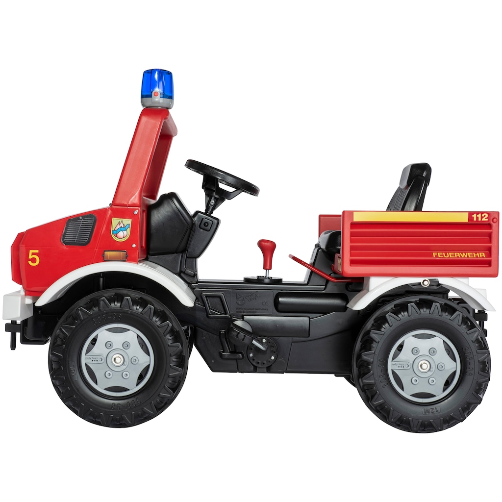 Rolly Toys Tretfahrzeug »rolly Unimog Fire«, mit Blaulicht