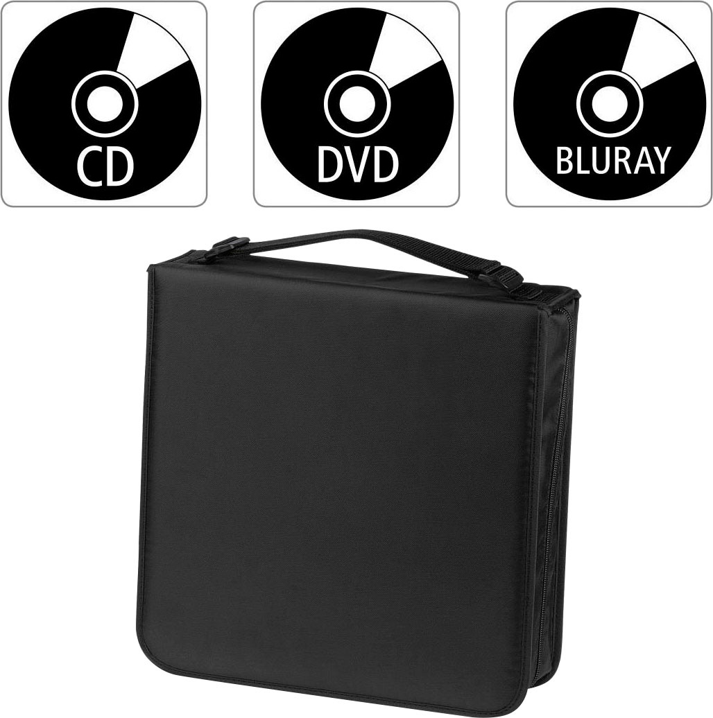 Hama DVD-Hülle »CD Tasche, mit Hüllen zur Aufbewahrung von 208 CDs, DVDs und Blue-Rays«