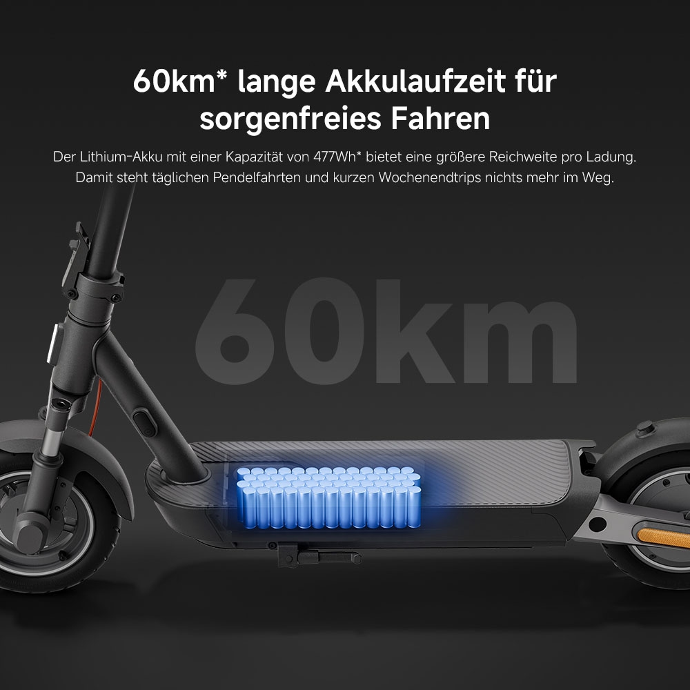 Xiaomi E-Scooter »Electric Scooter 5 Pro«, Electric Scooter, mit Straßenzulassung, bis zu 60 km Reichweite
