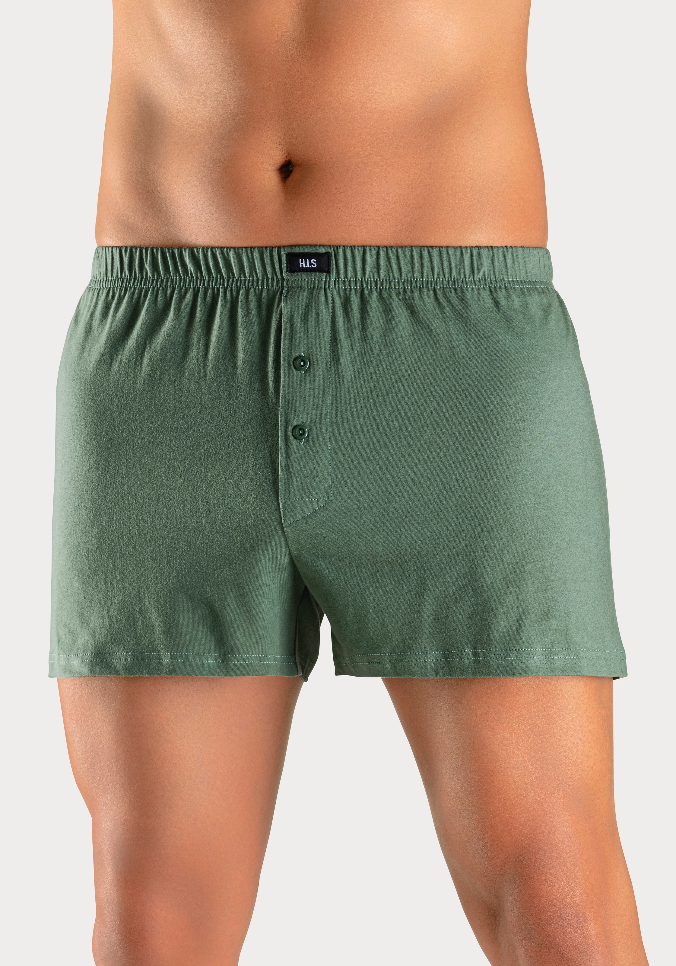 H.I.S Boxer »Boxershorts für Herren«, (Packung, 2 St.), in weiter Passform