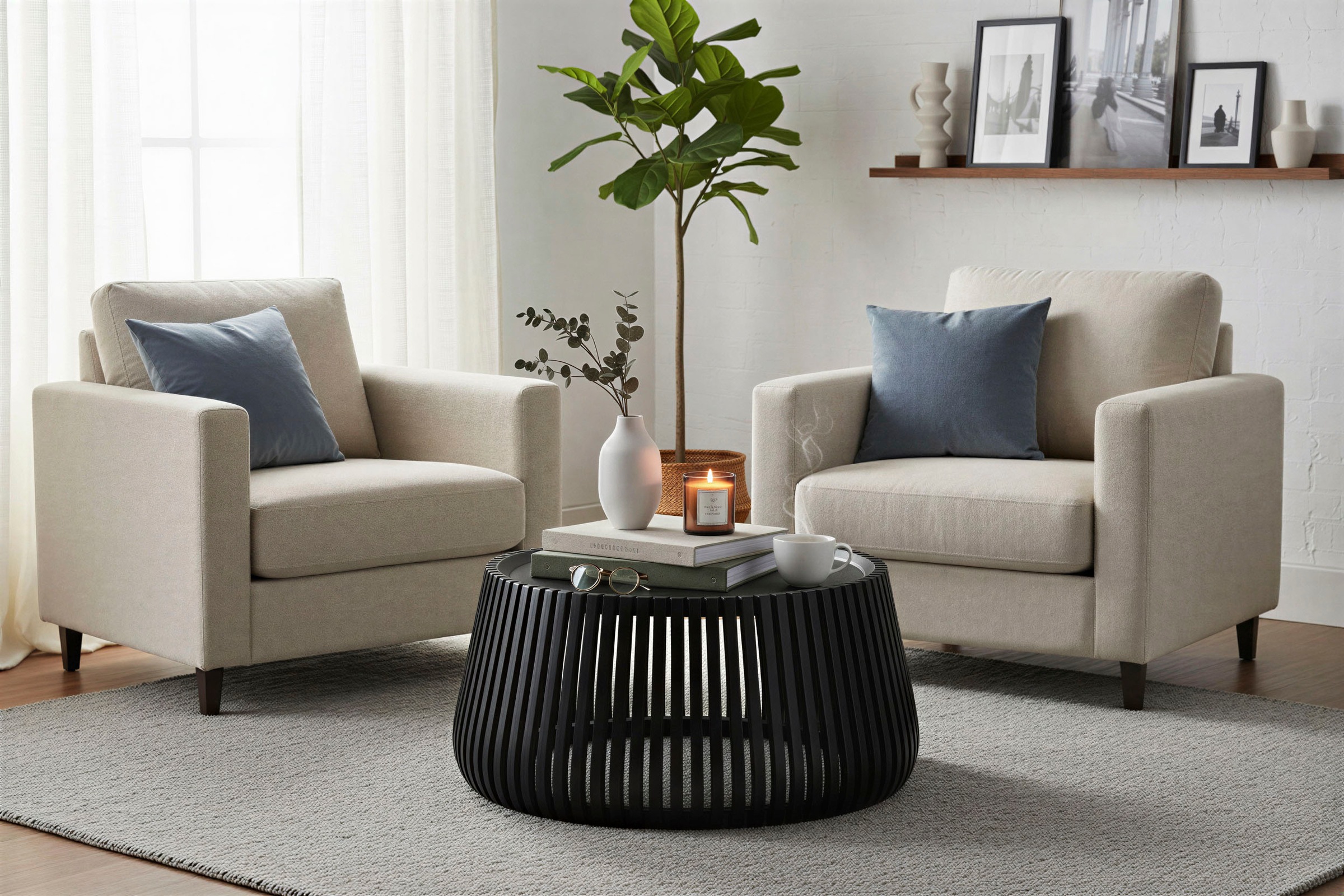 SIT Couchtisch 1 Stk. tlg. mit Lamellendetails günstig online kaufen