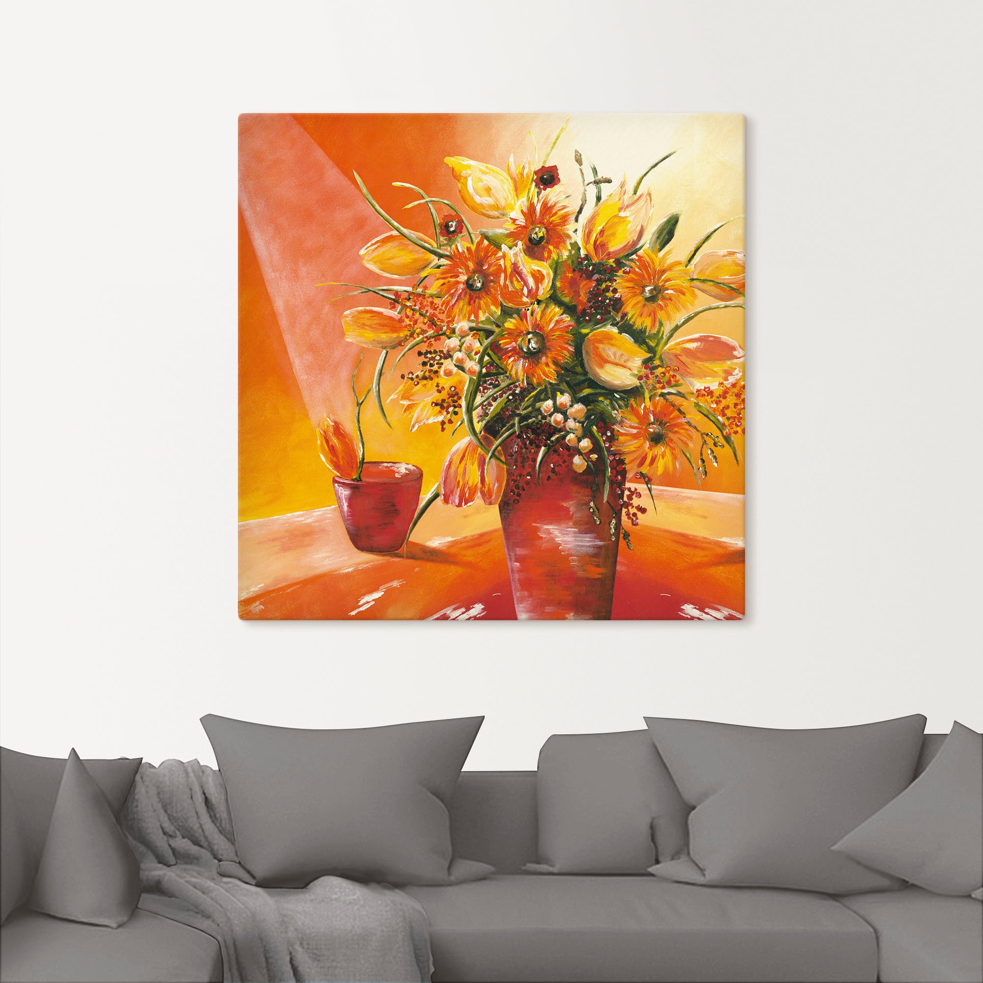 Artland Wandbild »Blumenstrauß in Vase I« 1 Stk. tlg. als Alubild, Outdoorb günstig online kaufen