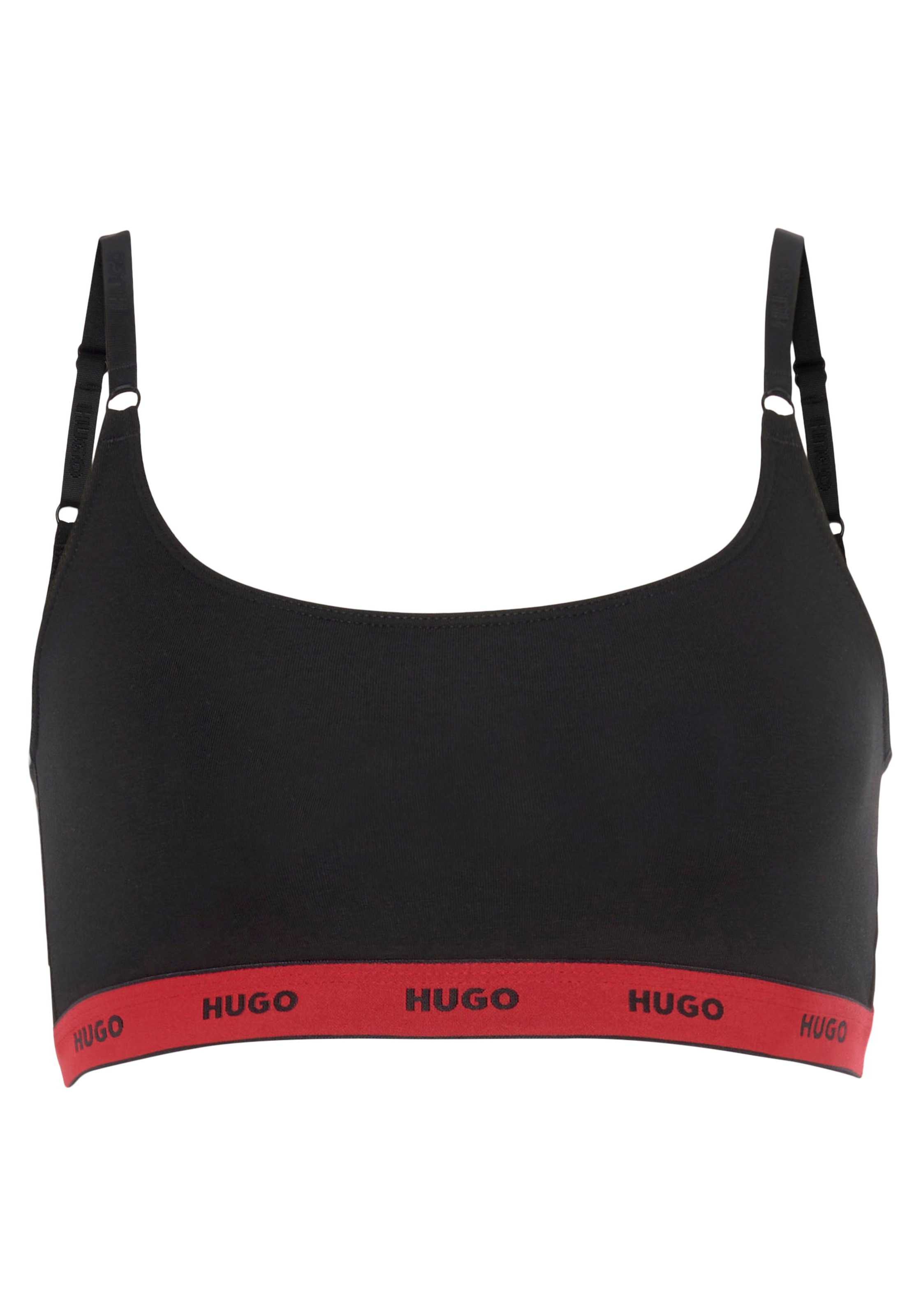 HUGO Underwear Bralette-BH »TWIN BRALETTE STRIPE«, mit elastischem Bund