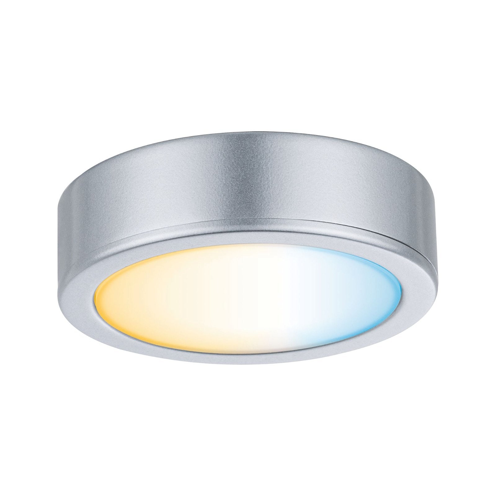 Paulmann Unterschrankleuchte »Clever Connect Spot Disc 2,1W 2700-6500K 12V Chrom matt/Kunststoff«, 1 flammig, tunable White