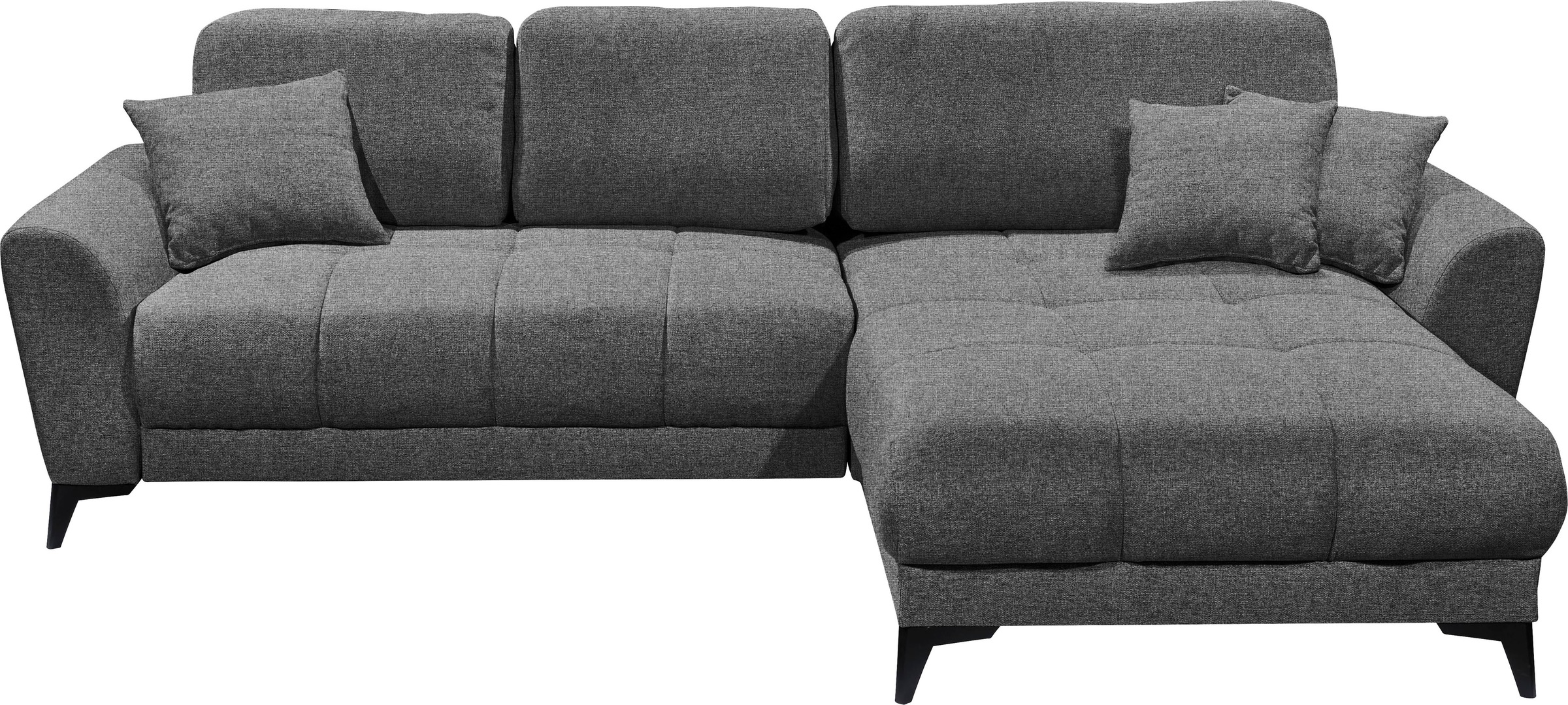 ED EXCITING DESIGN Ecksofa »Bern L-Form«, mit Bettfunktion, Bettkasten & 3 günstig online kaufen