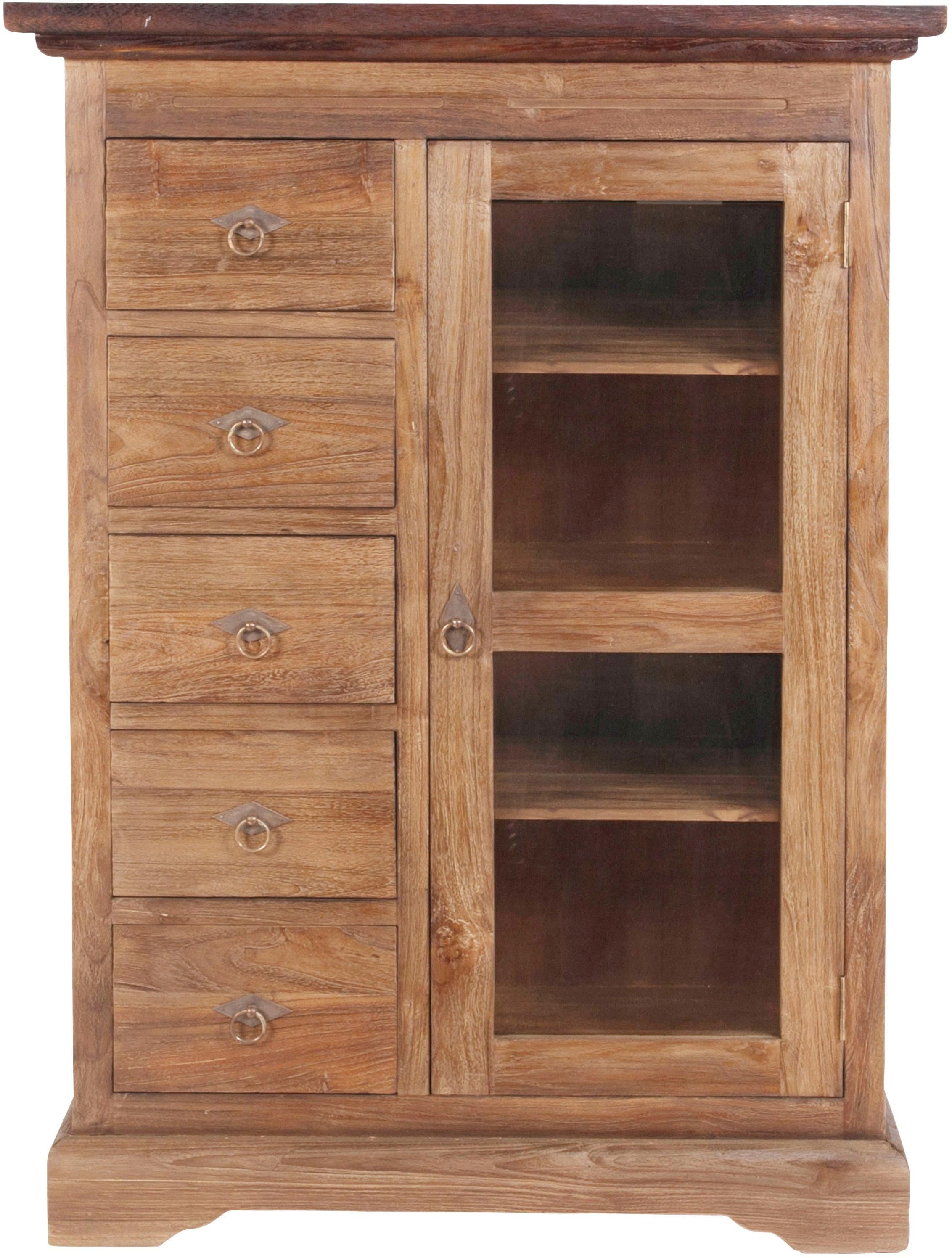 SIT Mehrzweckschrank »Seadrift«, aus recyceltem Altholz Teak, Shabby Chic, Vintage