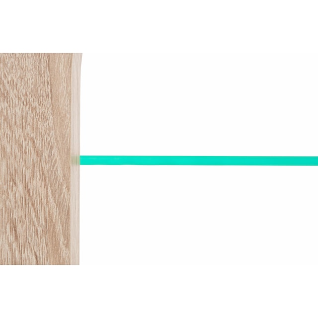 PRO Line Couchtisch, aus Holz, mit Rollen, Ablageboden Glas mit LED  Beleuchtung auf Raten kaufen