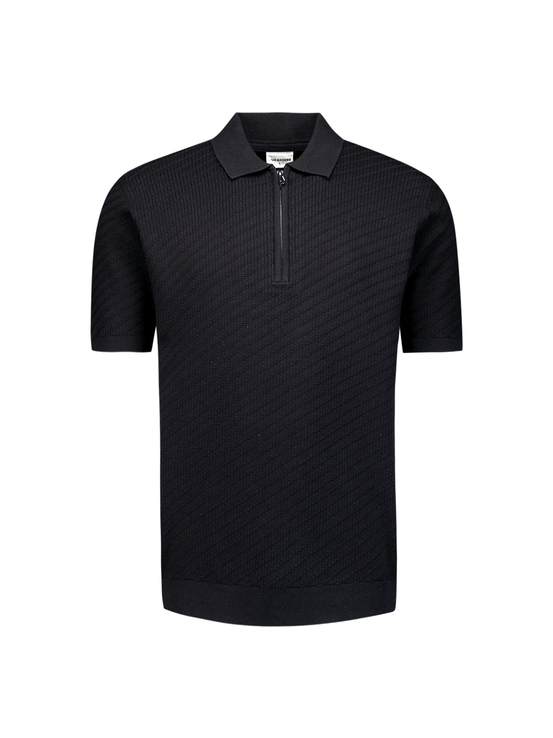 NO EXCESS T-Shirt »No Excess Half-Zip-Strickpolo«