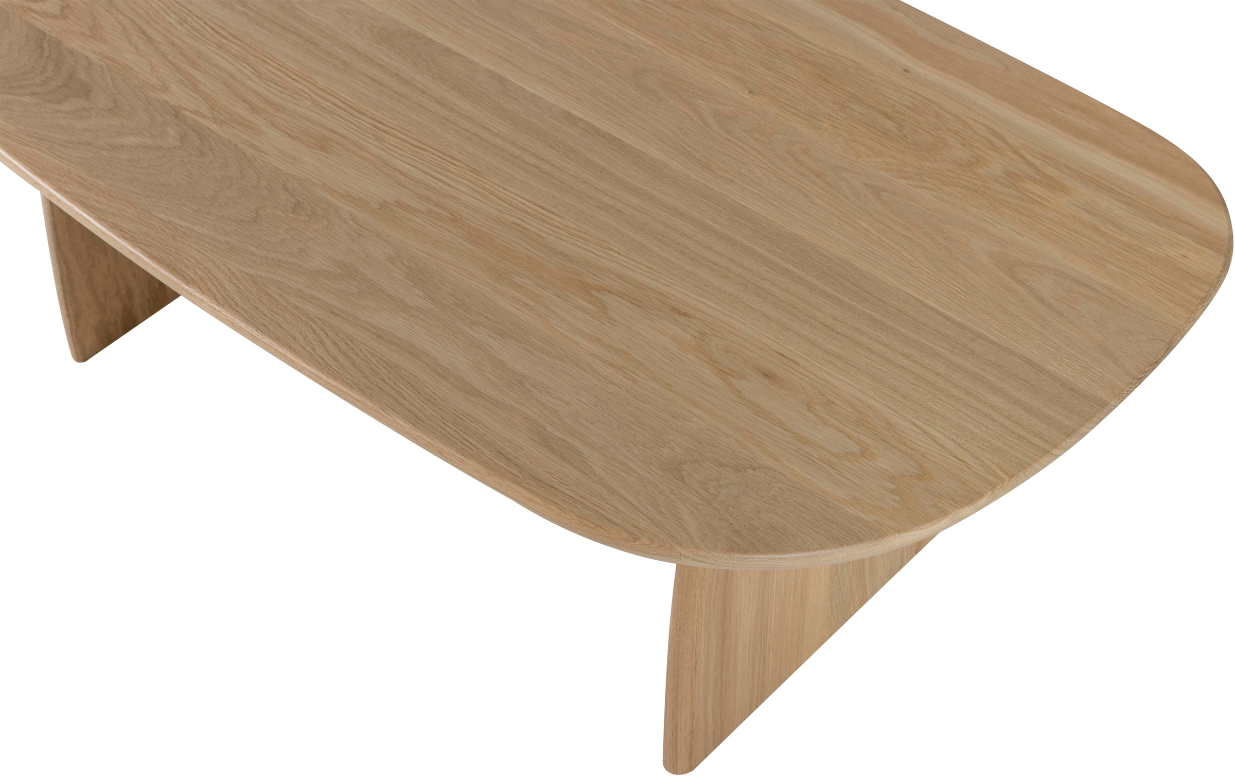 WOOOD Couchtisch »Tablo mit FSC®-Mix Eichenholz lackiert B 110 x T 60 x H 35 cm« Transparente Schutzlackierung, Tragkraft 50 kg, einfach zu montieren