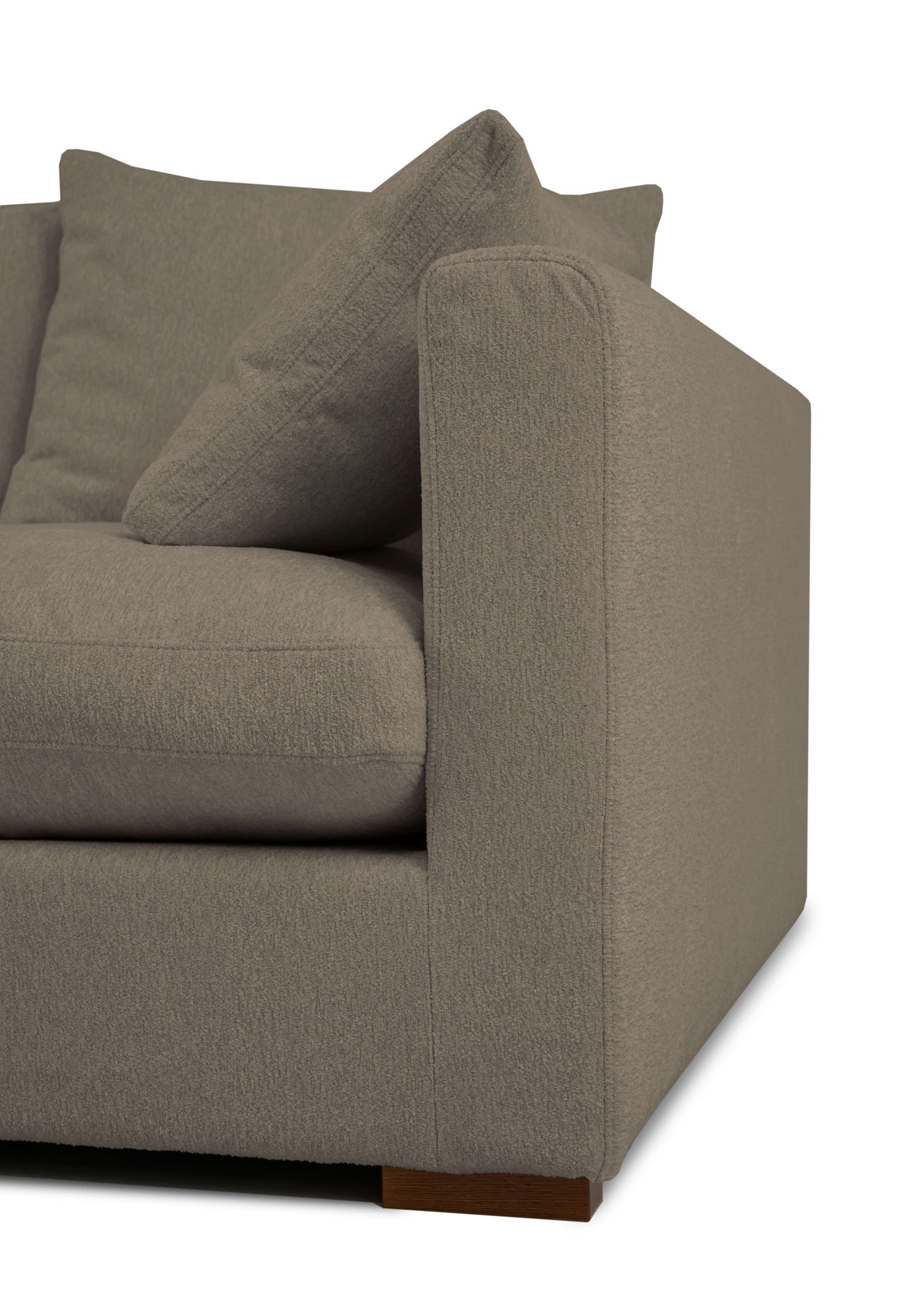 Home affaire Ecksofa »Coray«, Breite 266 cm, extra weich und kuschelig, mit Federn und Daunen