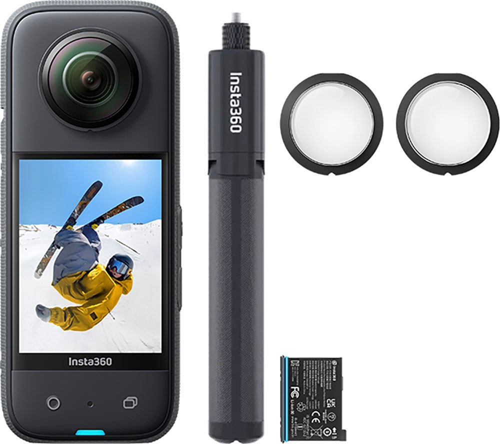 INSTA360 Camcorder »X3 All-Purpose Kit« 5, 7K Bluetooth schwarz