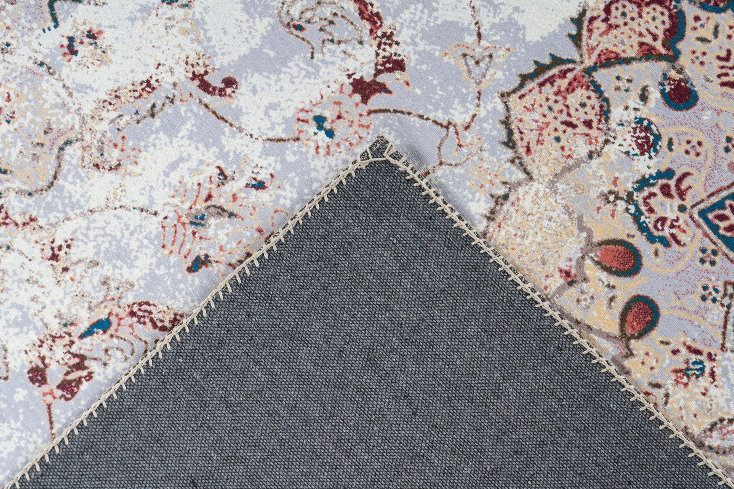 calo-deluxe Teppich »Castor 100«, rechteckig, 6 mm Höhe, Kurzflor, Vintage-Design, Wohnzimmer