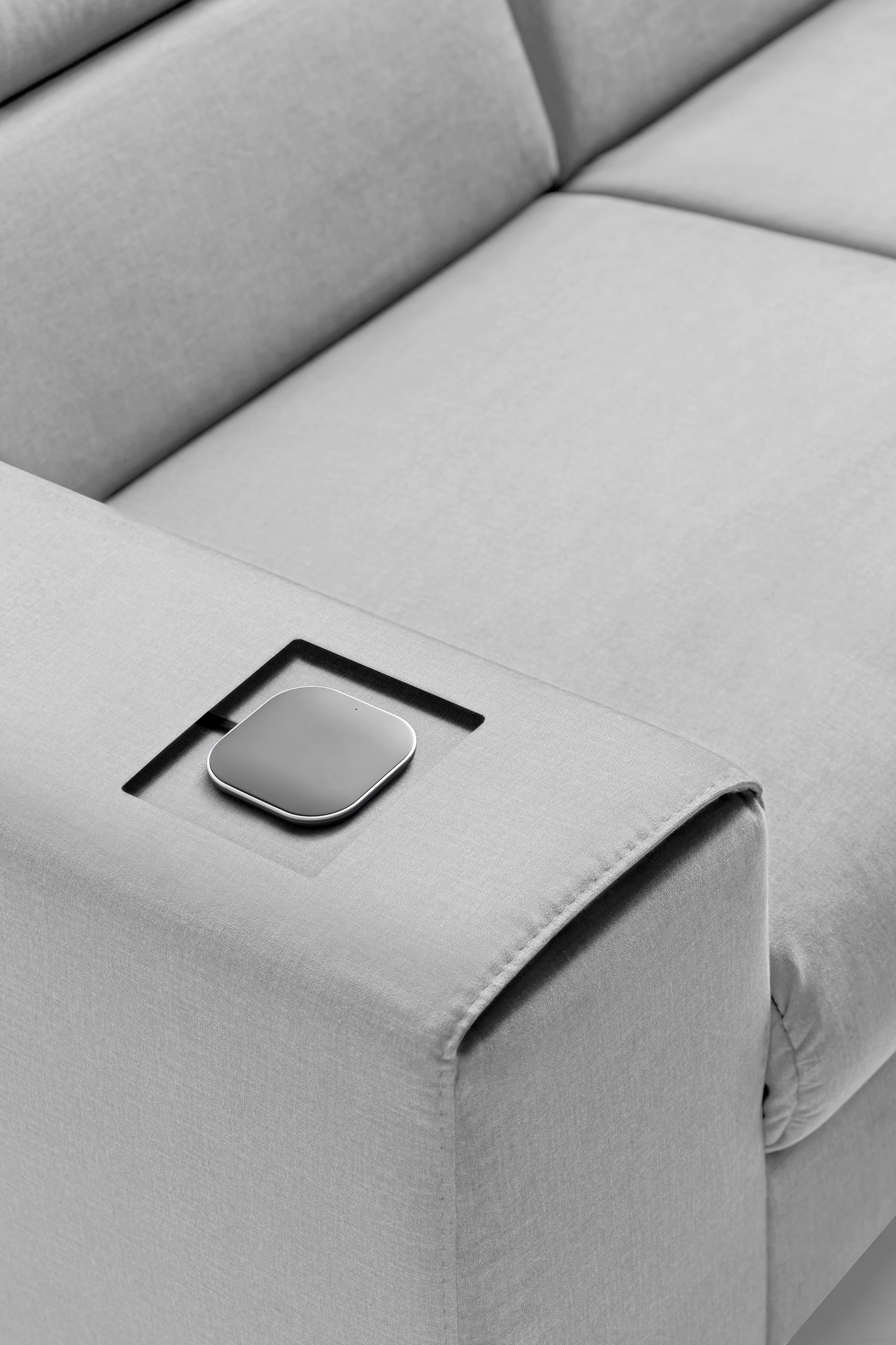 COTTA Ecksofa »Morven L-Form mit Kopfteilverstellung«, wahlweise mit Bettfunktion, Bettkasten & Wireless-Charger