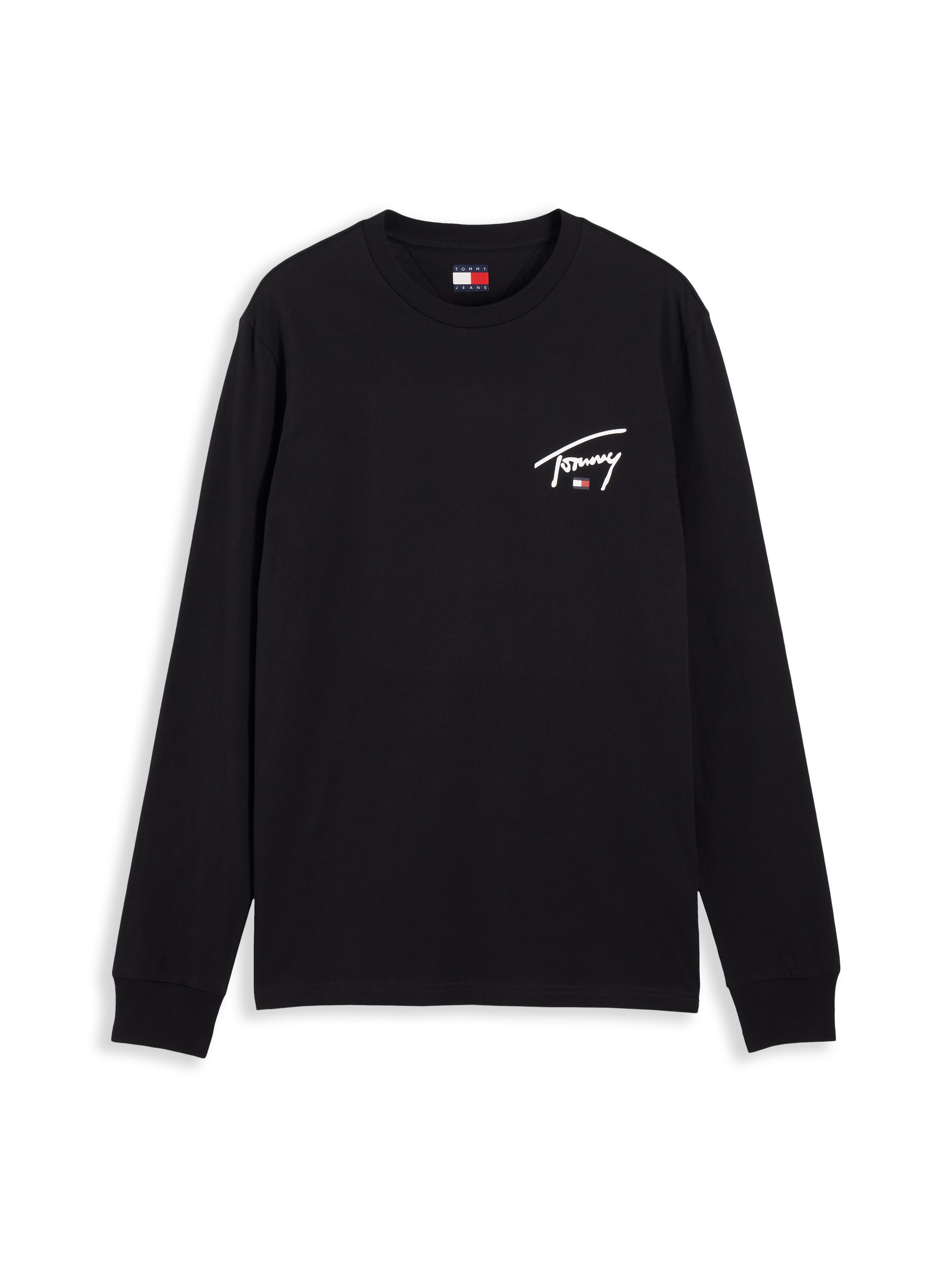Tommy Jeans Langarmshirt »SLIM SIGNATURE CHEST TEE« Slim fit mit Rundhalsausschnitt