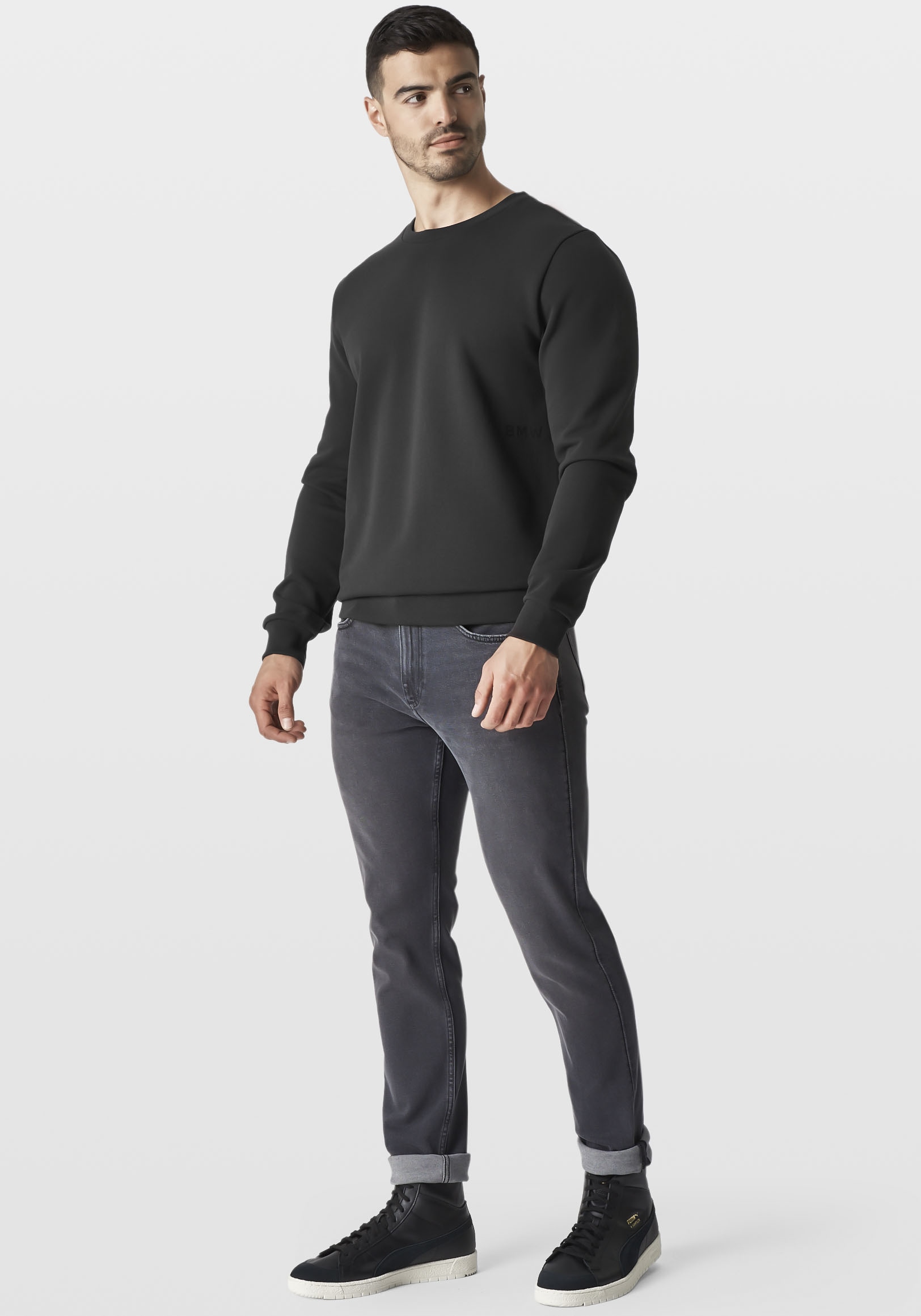 BMW Sweatshirt, OFFSET TAG SWEAT CREW
