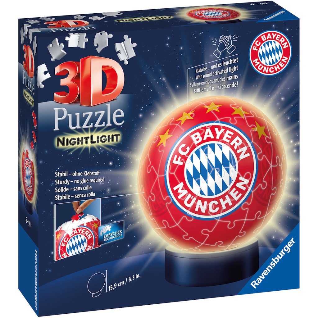 Ravensburger Puzzleball »Nachtlicht FC Bayern München«