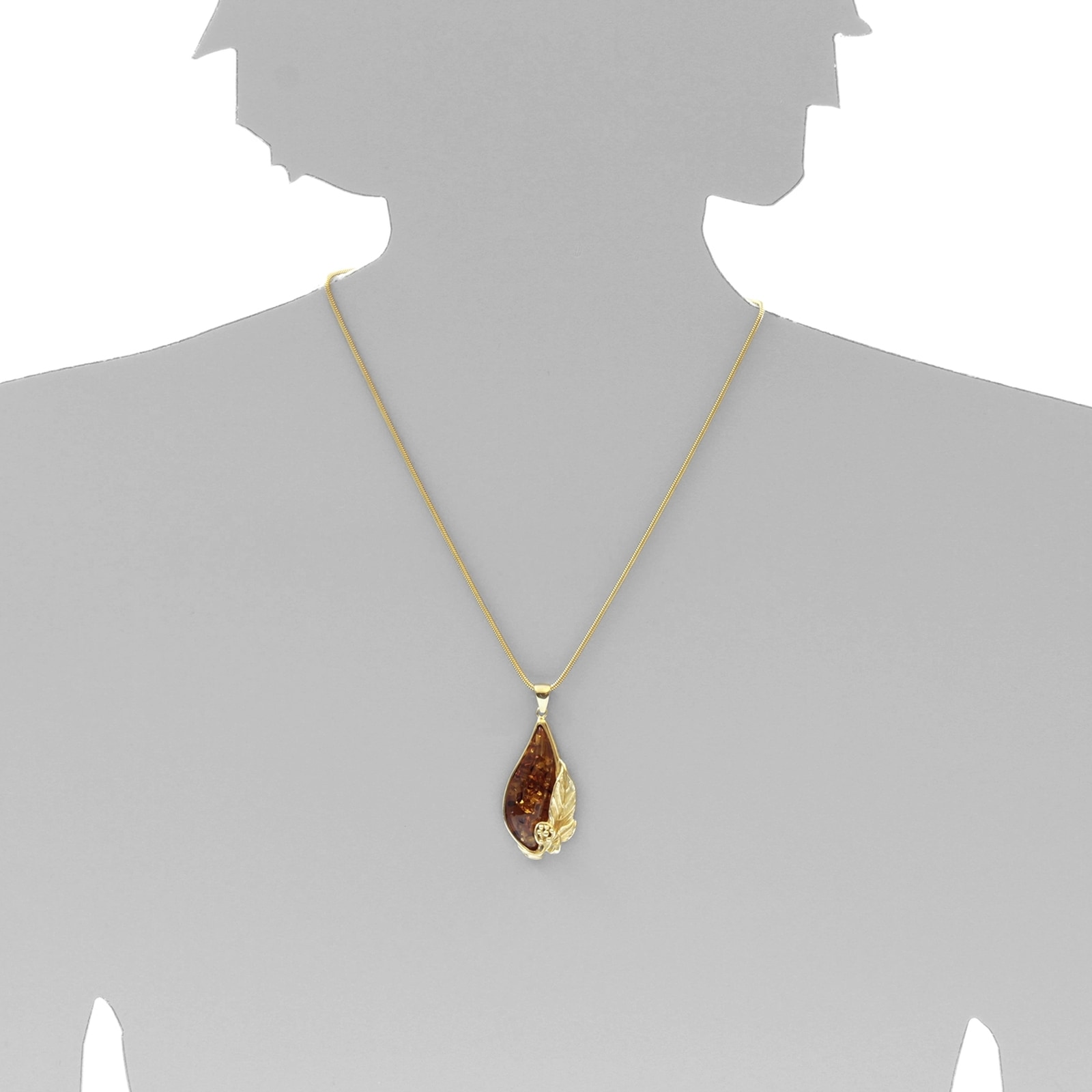 OSTSEE-SCHMUCK Kettenanhänger »Ostsee-Schmuck Anhänger Jana 52 mm Anhänger Jana 52 mm«, (1 tlg.)