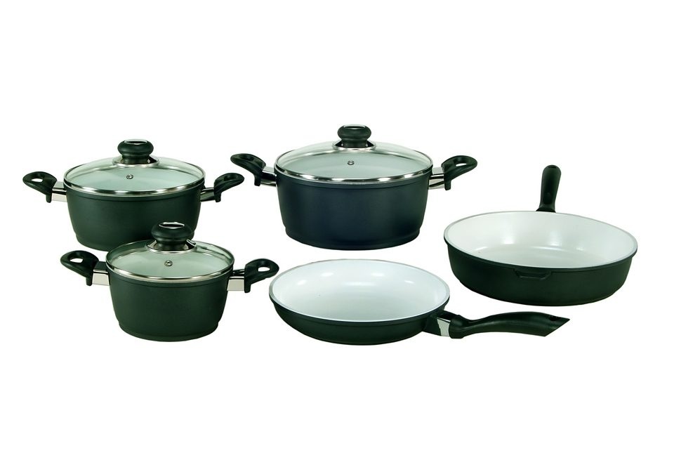 Krüger Topf-Set »Oslo« Set, Fleischtopf 16/20/24 cm, Schmorpfanne 28 cm,Bra günstig online kaufen
