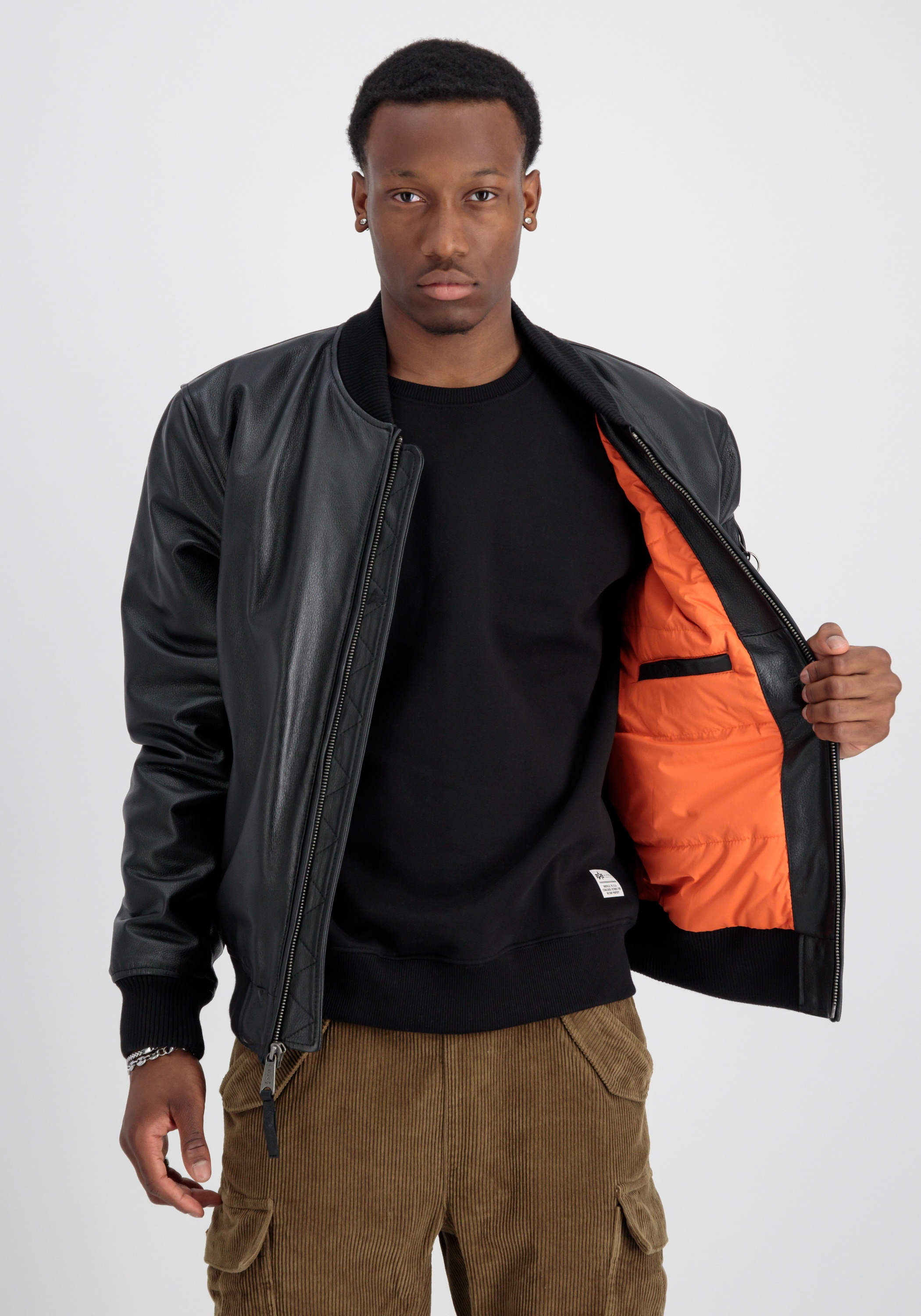 Alpha Industries Lederjacke »Alpha Industries Men - Leather & Vegan Jackets«