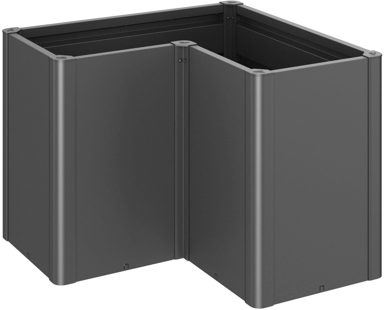 Biohort Hochbeet »BELVEDERE L-Form maxi 1, verschiedene Farben« 102x102x77 cm, extrem langlebig, aus Metall