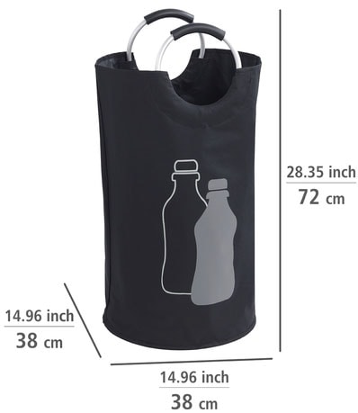 WENKO Flaschensammler »Modell Jumbo«, Multifunktionstasche, Pfandsammler mit 2 Tragegriffen, 69 Liter
