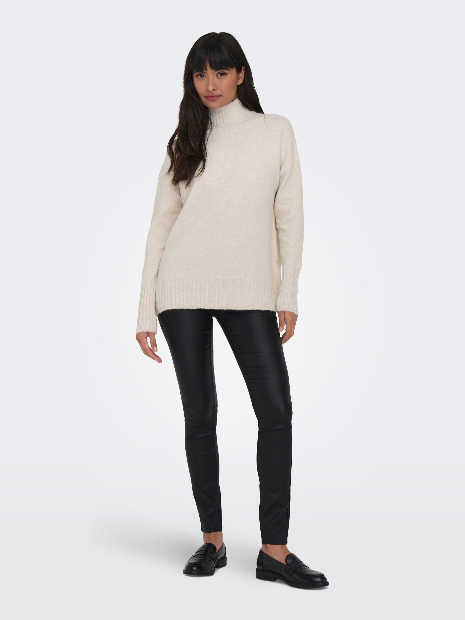 ONLY Stehkragenpullover »ONLGABRIEL LIFE L/S HIGHNECK CC KNT«