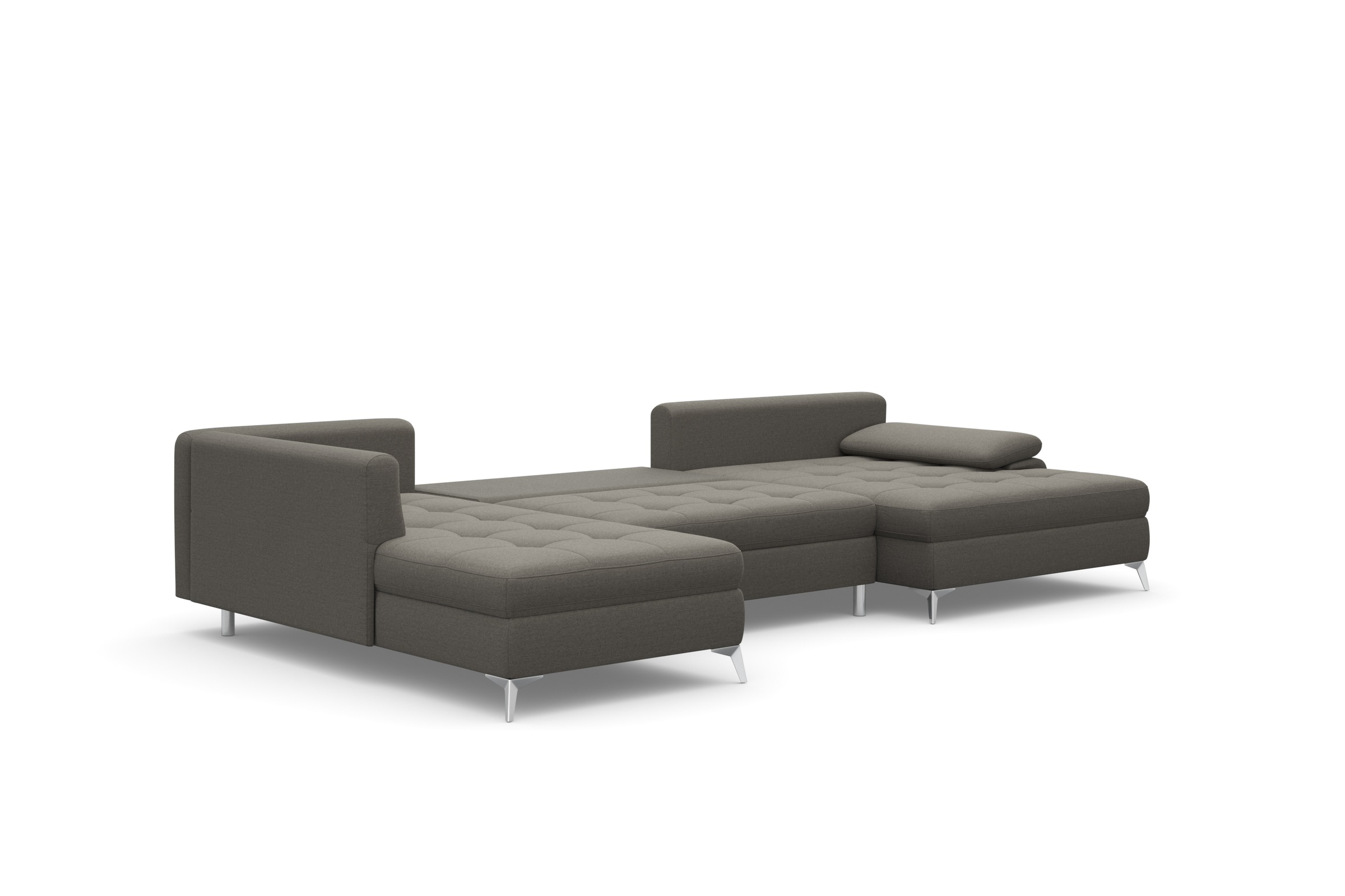 sit&more Wohnlandschaft »Latigo U-Form«, mit Mega-Recamiere, wahlweise mit Bettfunktion und Bettkasten
