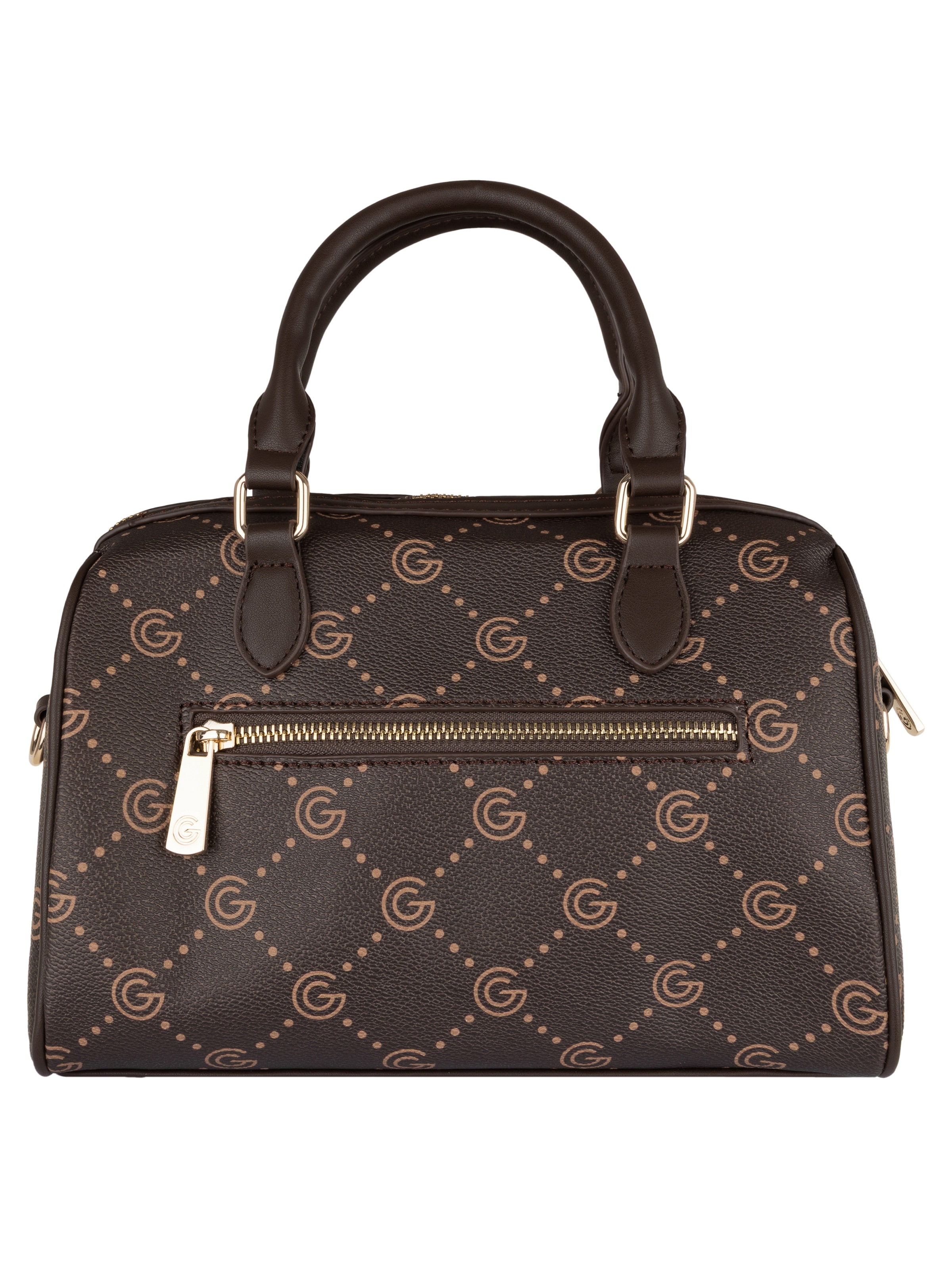 GABRIELLA G By Gabriella Gucci Umhängetasche »KATIA« Damen Handtasche, Schultertasche mit Kontrastbesatz und Logodrucken