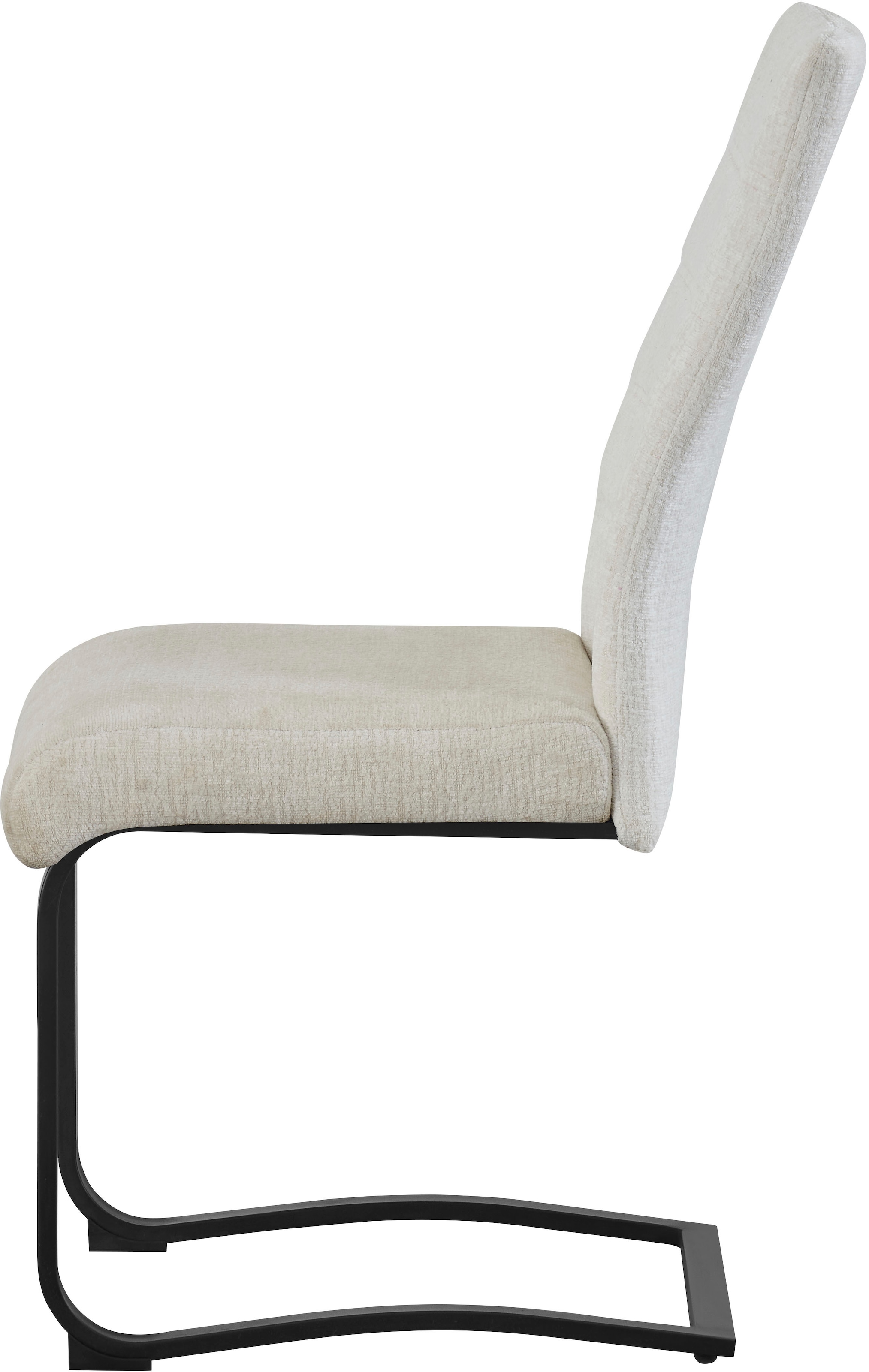 Home affaire Esszimmerstuhl »PICTOU, 2er Set, mit Metallgestell in matt schwarz« (Set) 2 Stk.in verschiedenen Farben, Belsatbarkeit pro Stuhl 120 kg