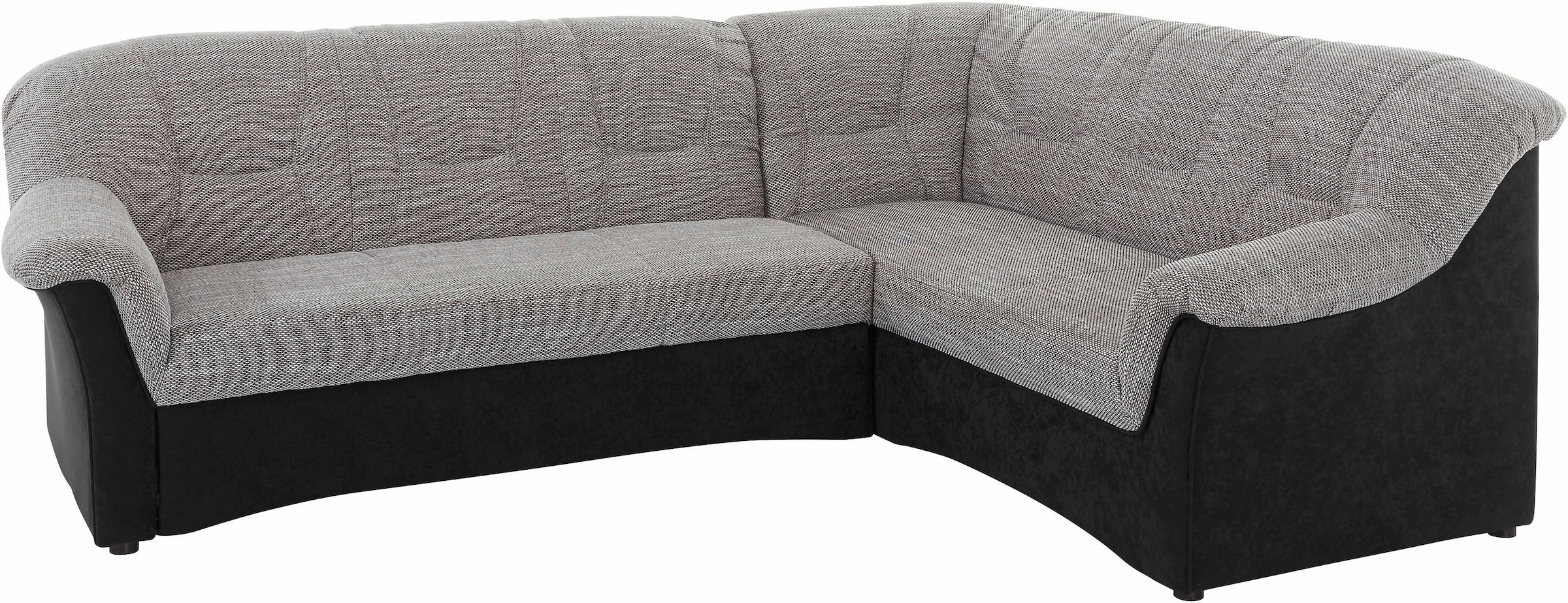DOMO collection Ecksofa »Sarafina zeitlos und komfortabel, optional mit Federkern, L-Form«, wahlweise mit Bettfunktion