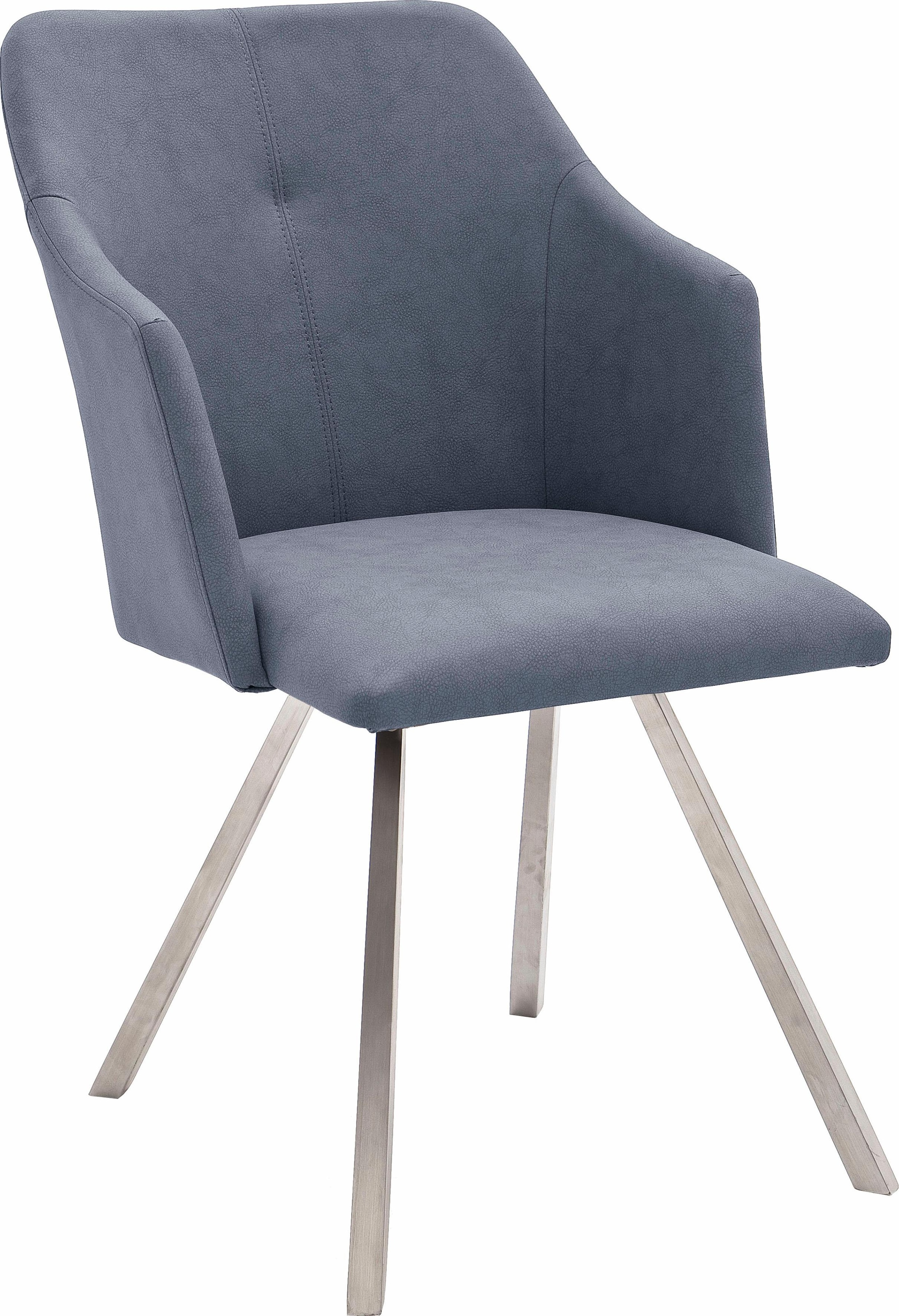 MCA furniture Esszimmerstuhl »Madita 4 Fuß Stuhl B-eckig«, (Set), 2 St., Ve günstig online kaufen